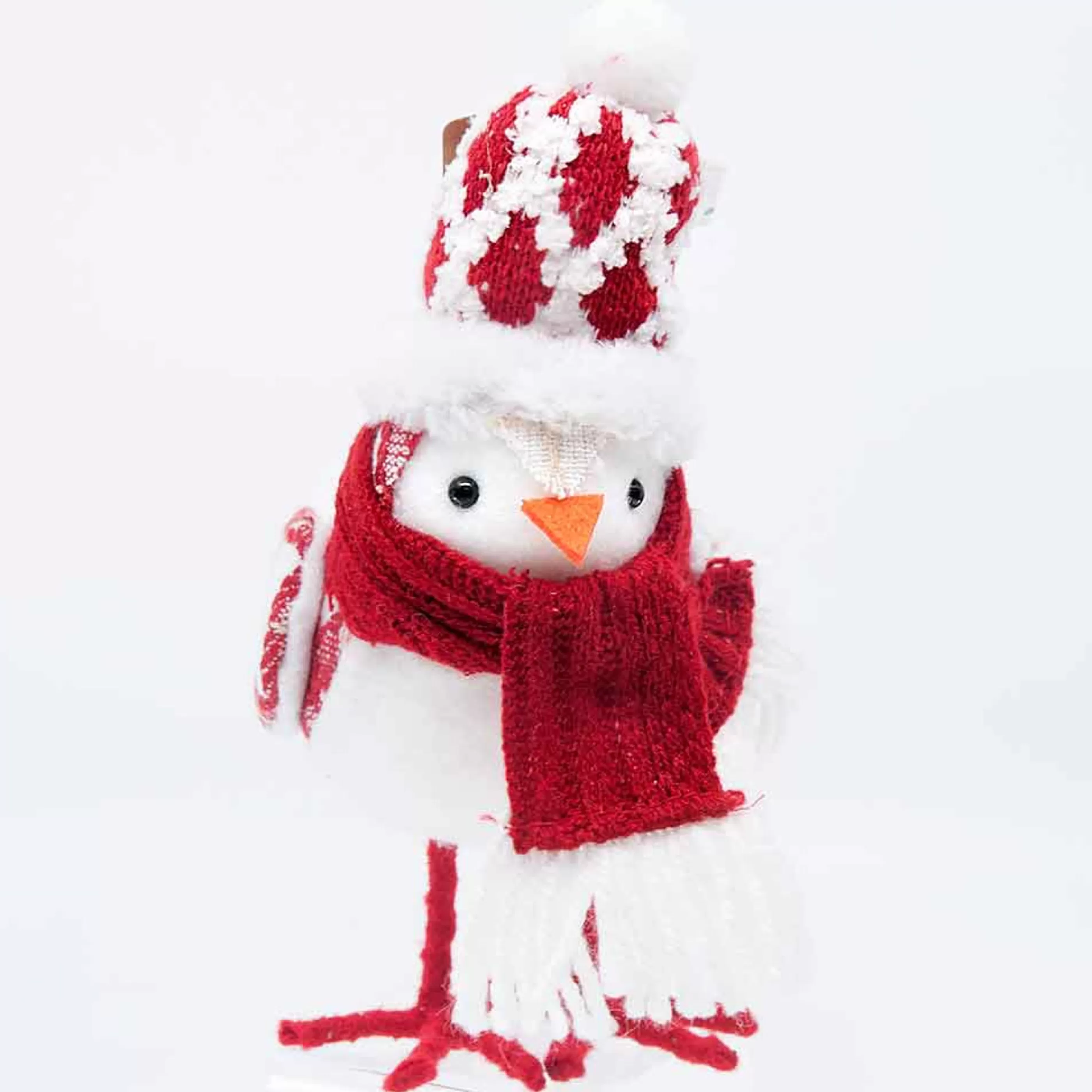 Best Sale * Christmas Bird With Hat And Scarf (4 Styles) - 25Cm