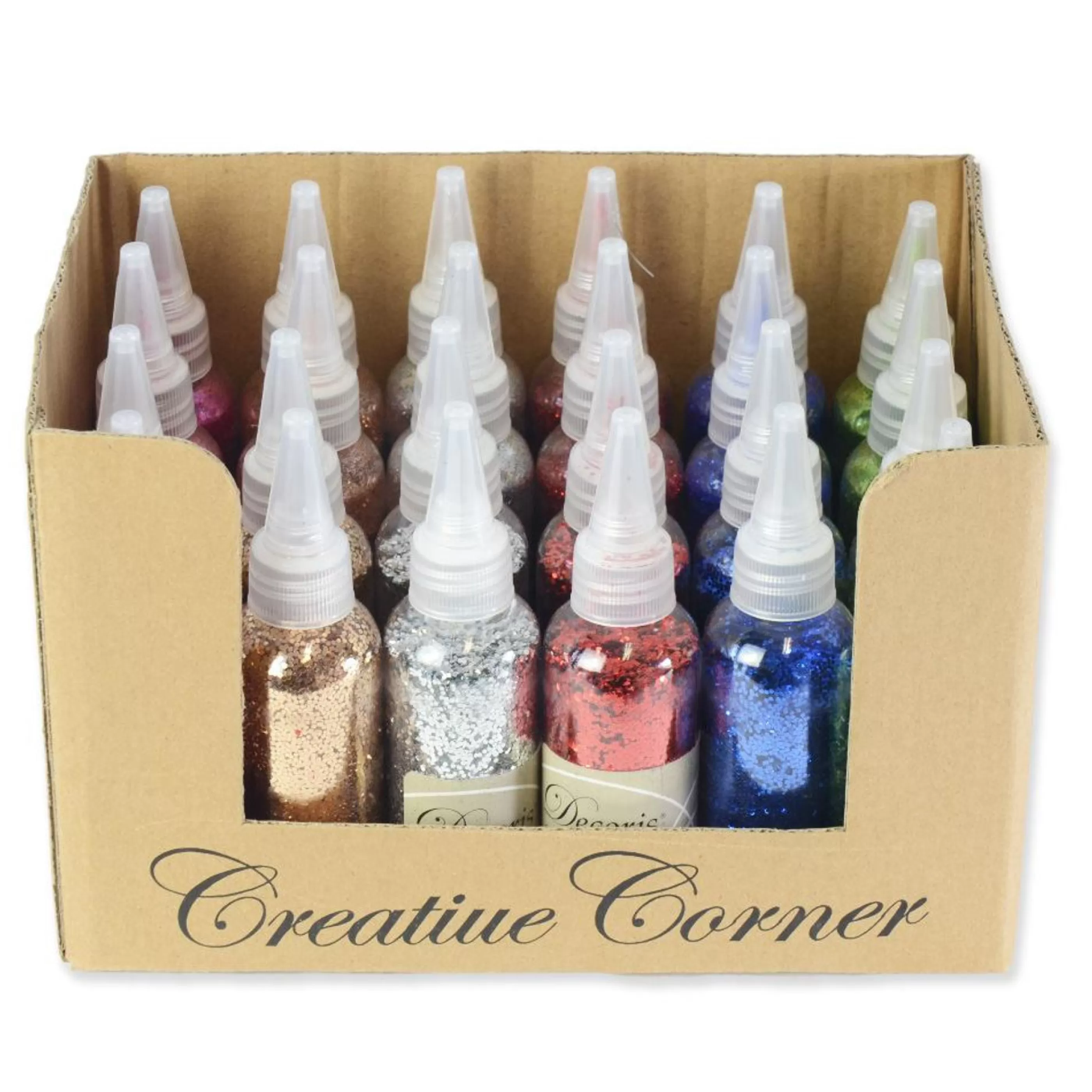 Discount * Christmas Bottle Of Glitter (6 Colours) - 12Cm