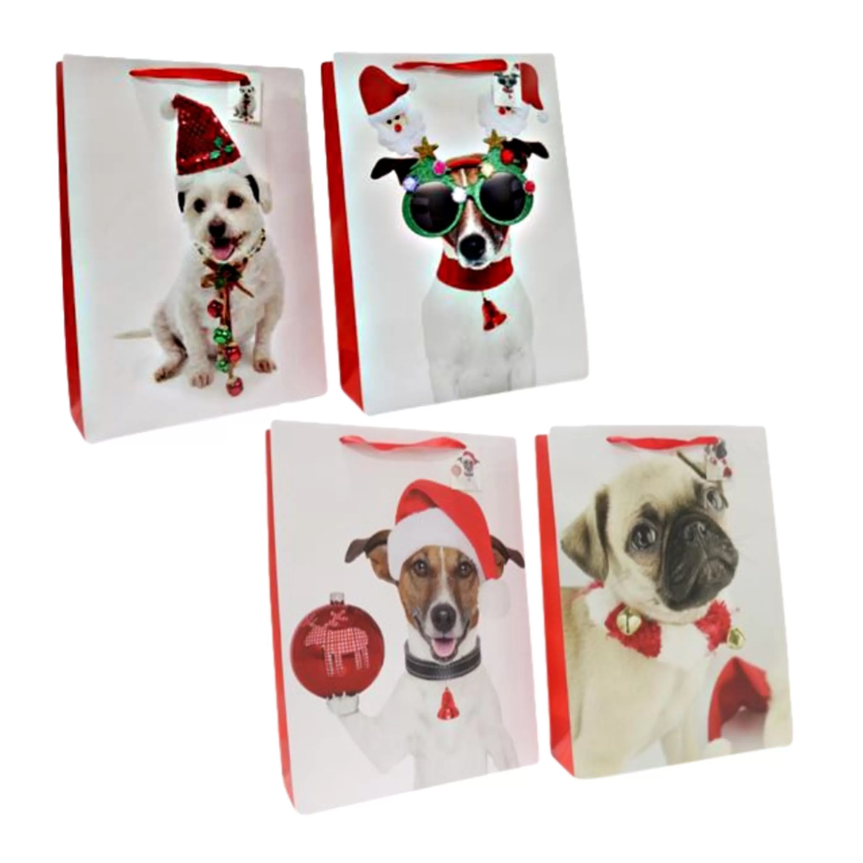 New * Christmas Dog Gift Bag - 42Cm