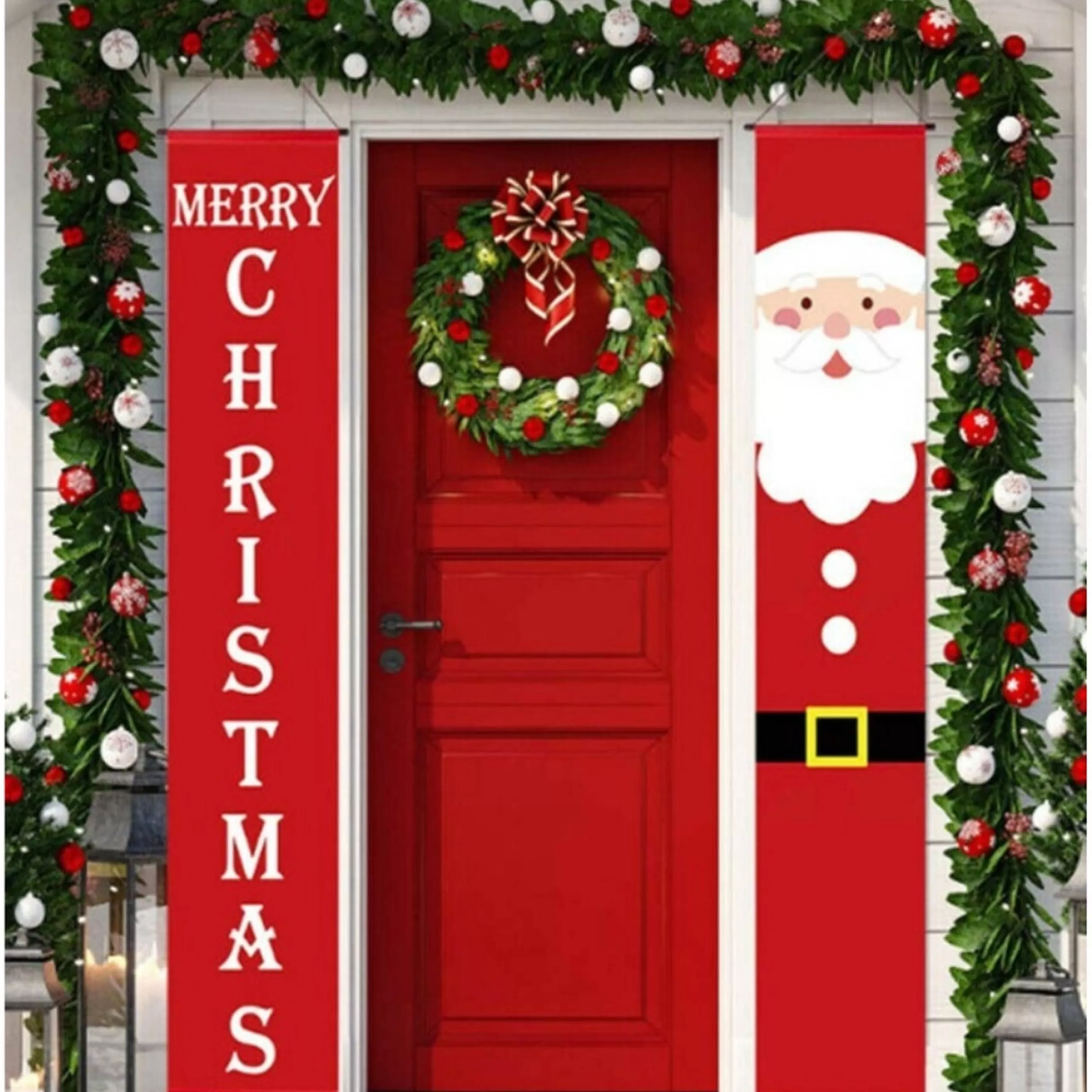 Discount * Christmas Door Banner (2 Styles) - 180Cm