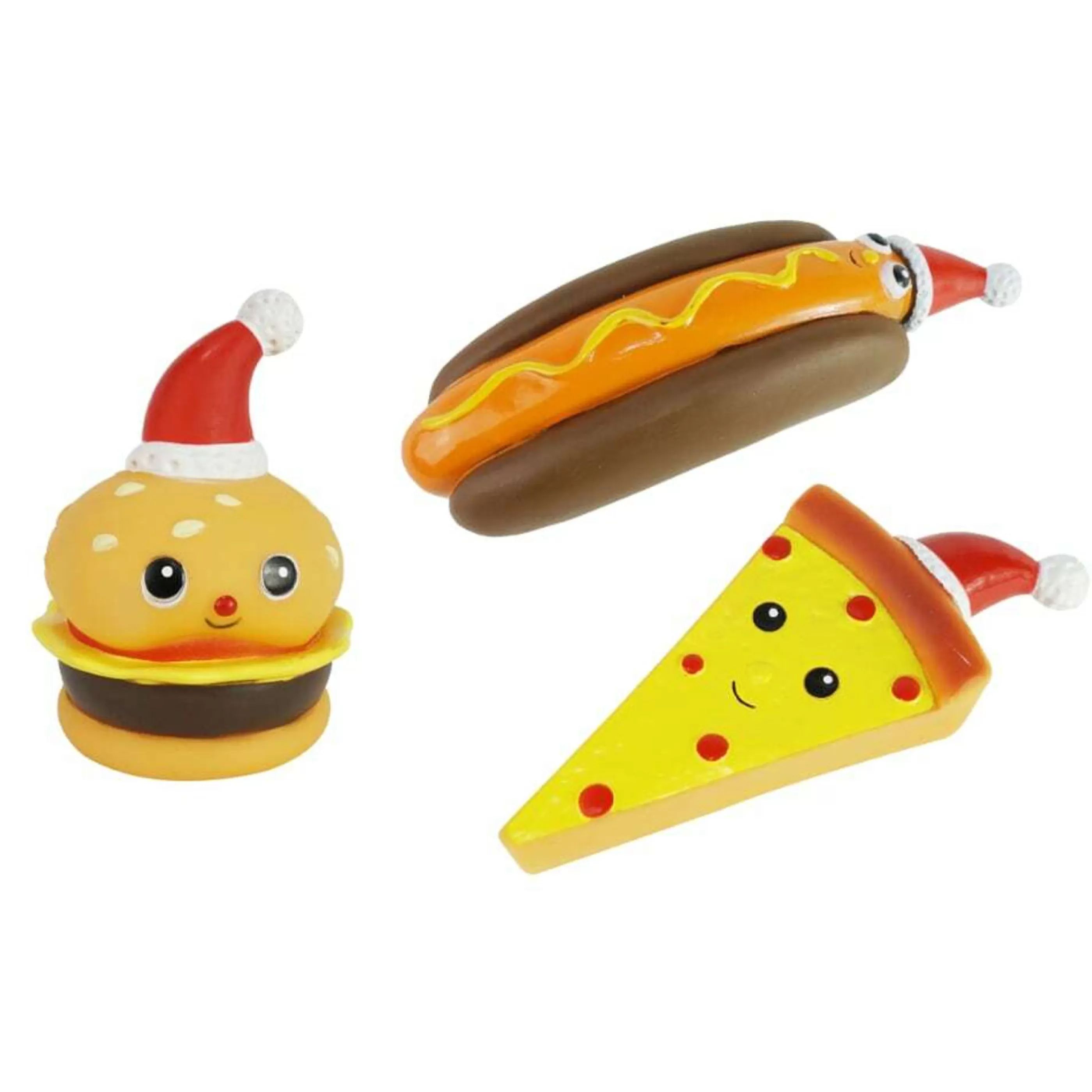 * Pets Christmas | Christmas Fast Food Dog Toy (3 Styles) - 18Cm