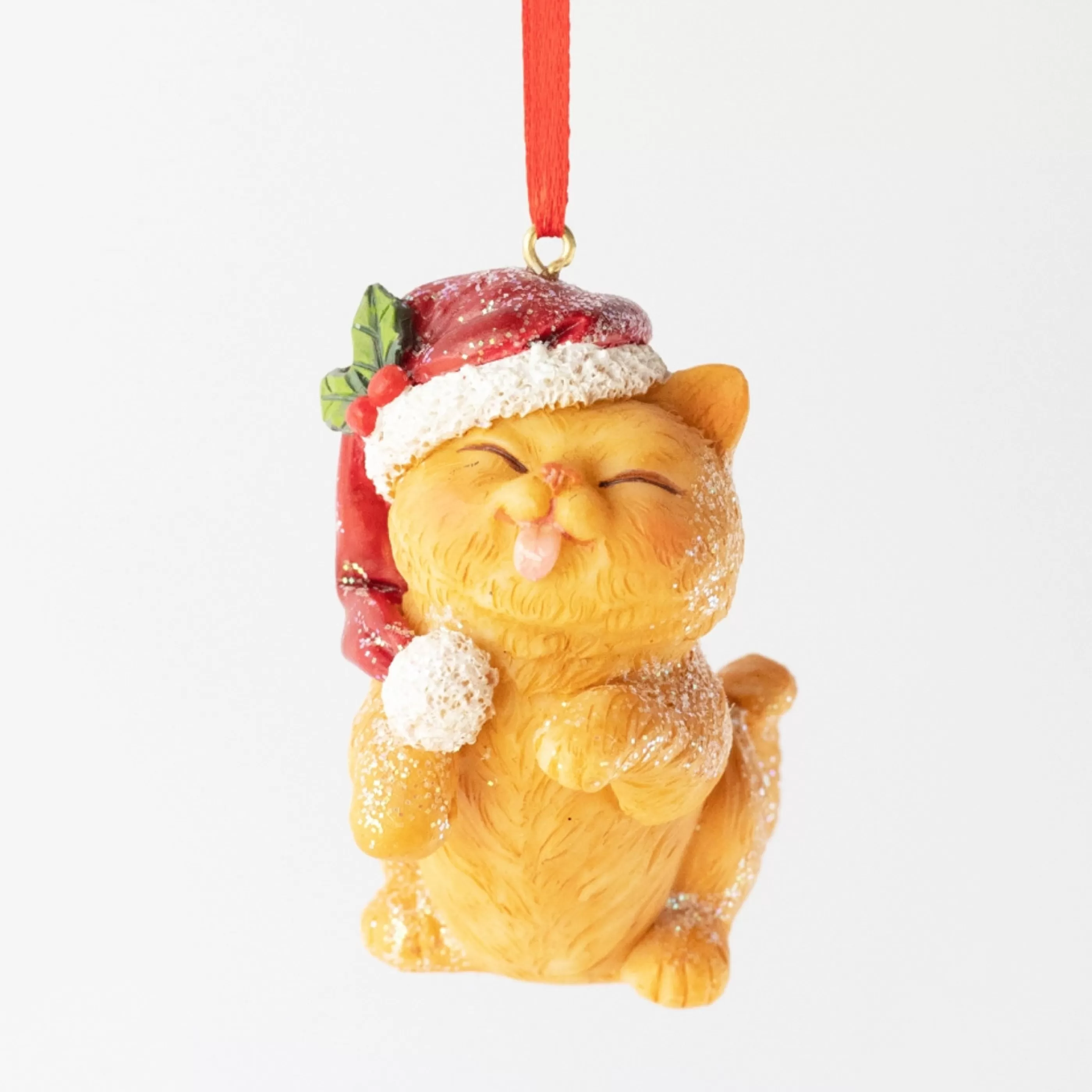 * Hanging Christmas Ornaments | Christmas Kitten Hanging Ornament (4 Styles) - 6.7Cm