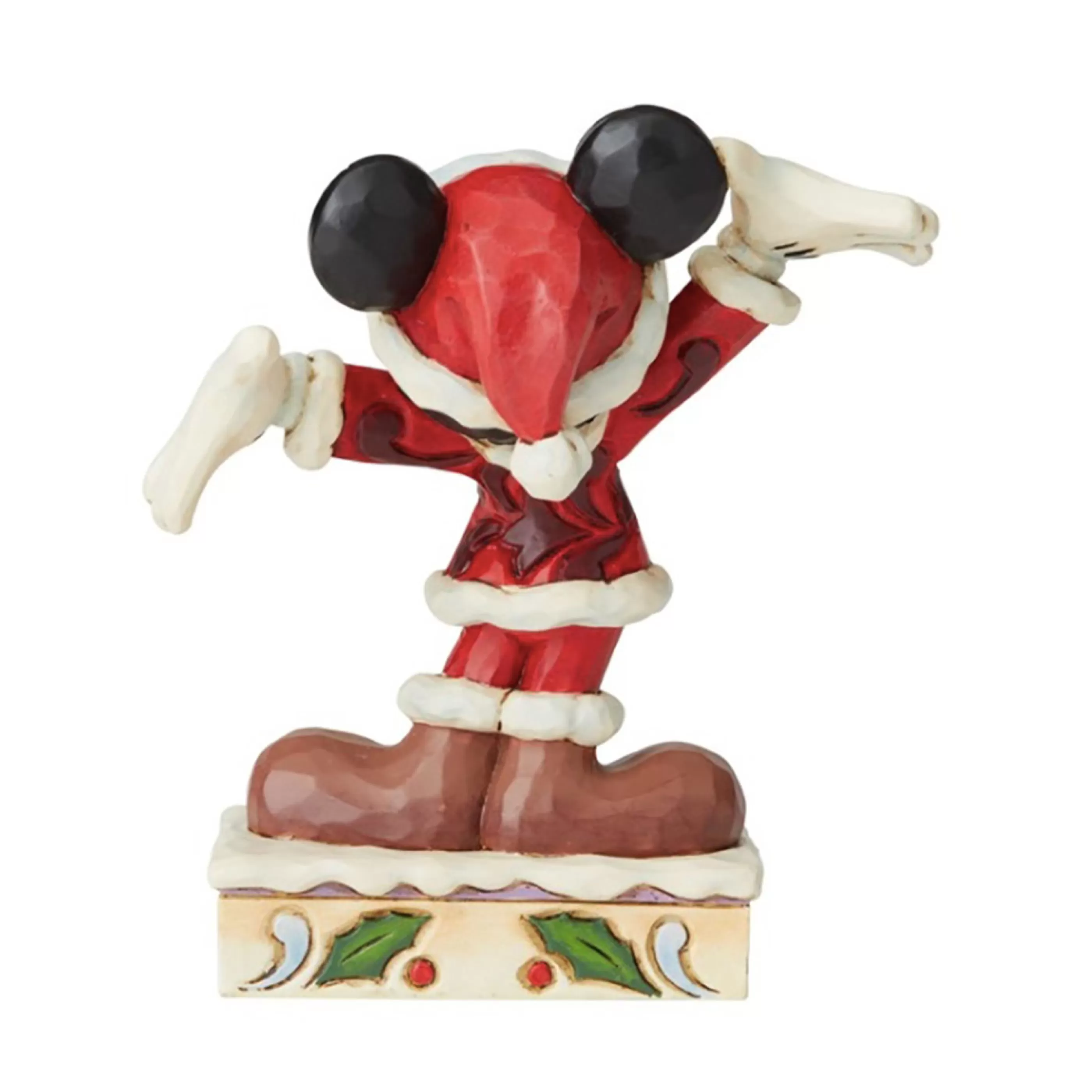 Jim Shore Table Top Decorations | Christmas Mickey Personality Pose - 12Cm