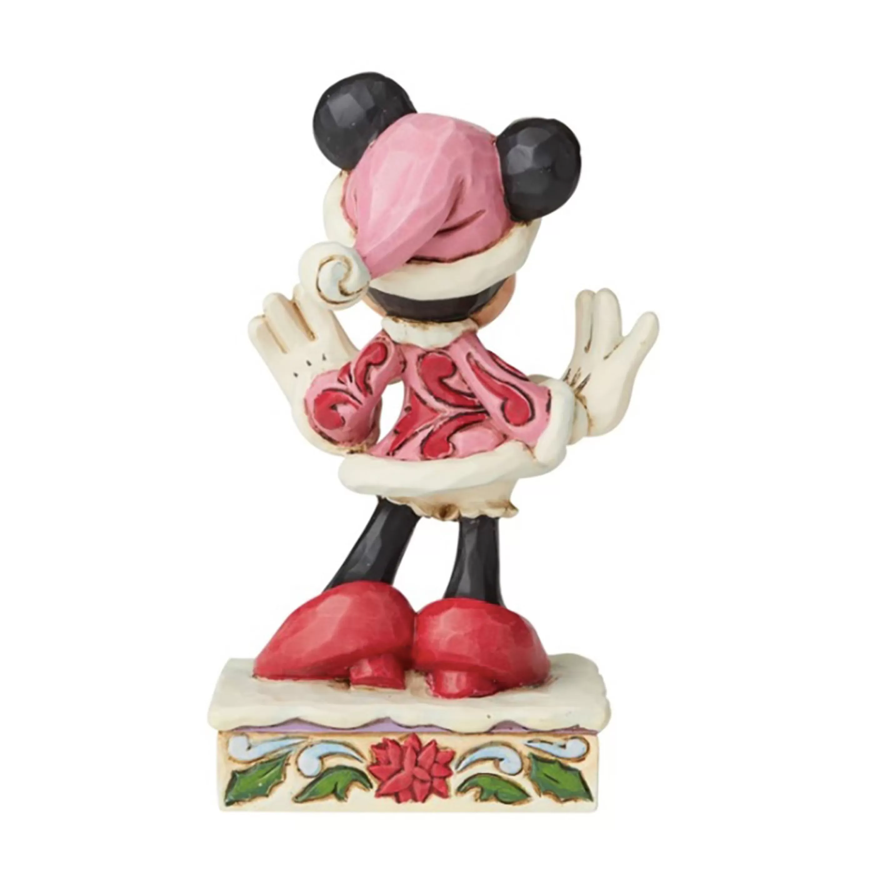 Jim Shore Table Top Decorations | Christmas Minnie Personality Pose - 12Cm