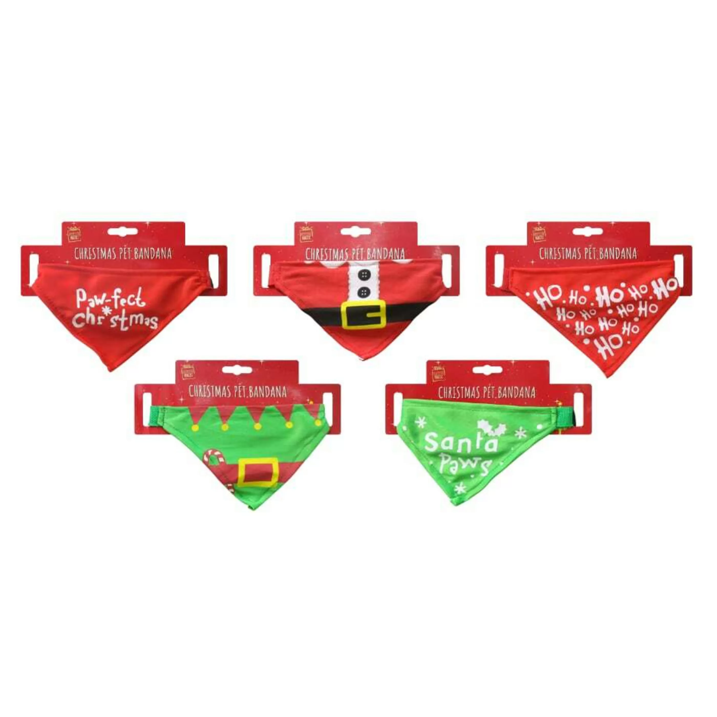 * Pets Christmas | Christmas Pet Bandana (5 Styles)