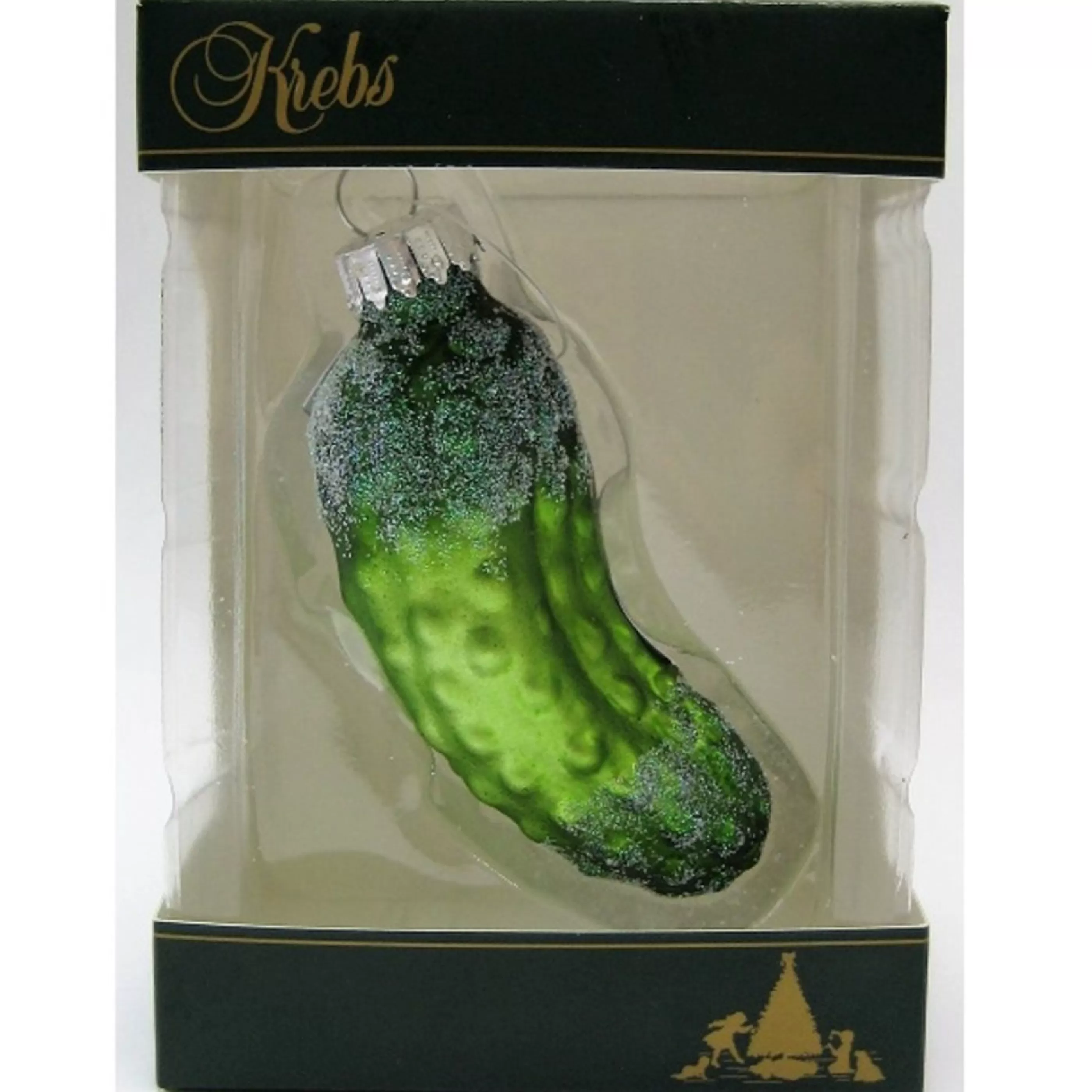 * Glass Ornaments | Christmas Pickle Glass Decoration - 8Cm