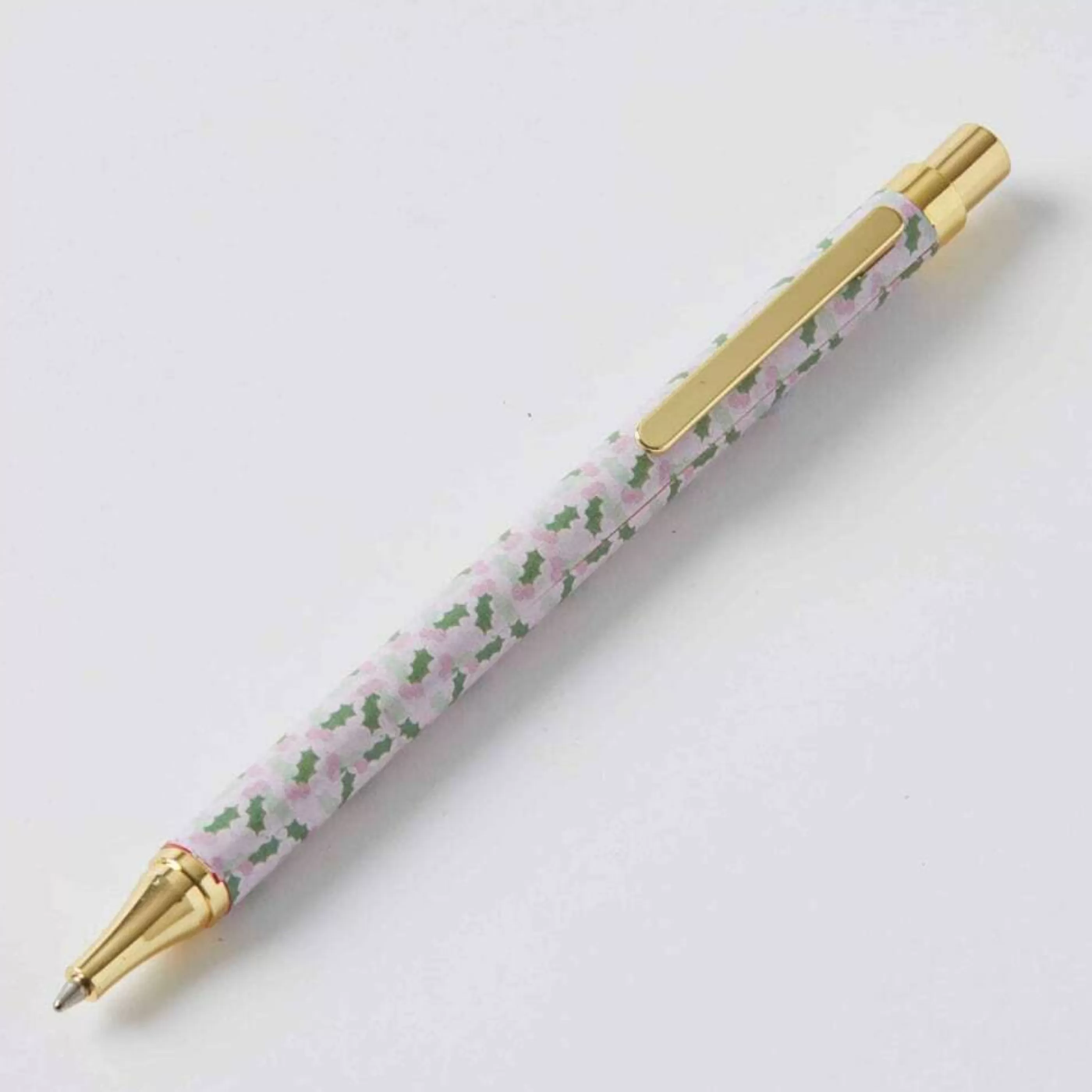 Clearance * Christmas Swirl Metal Pen In Gift Box - 14Cm