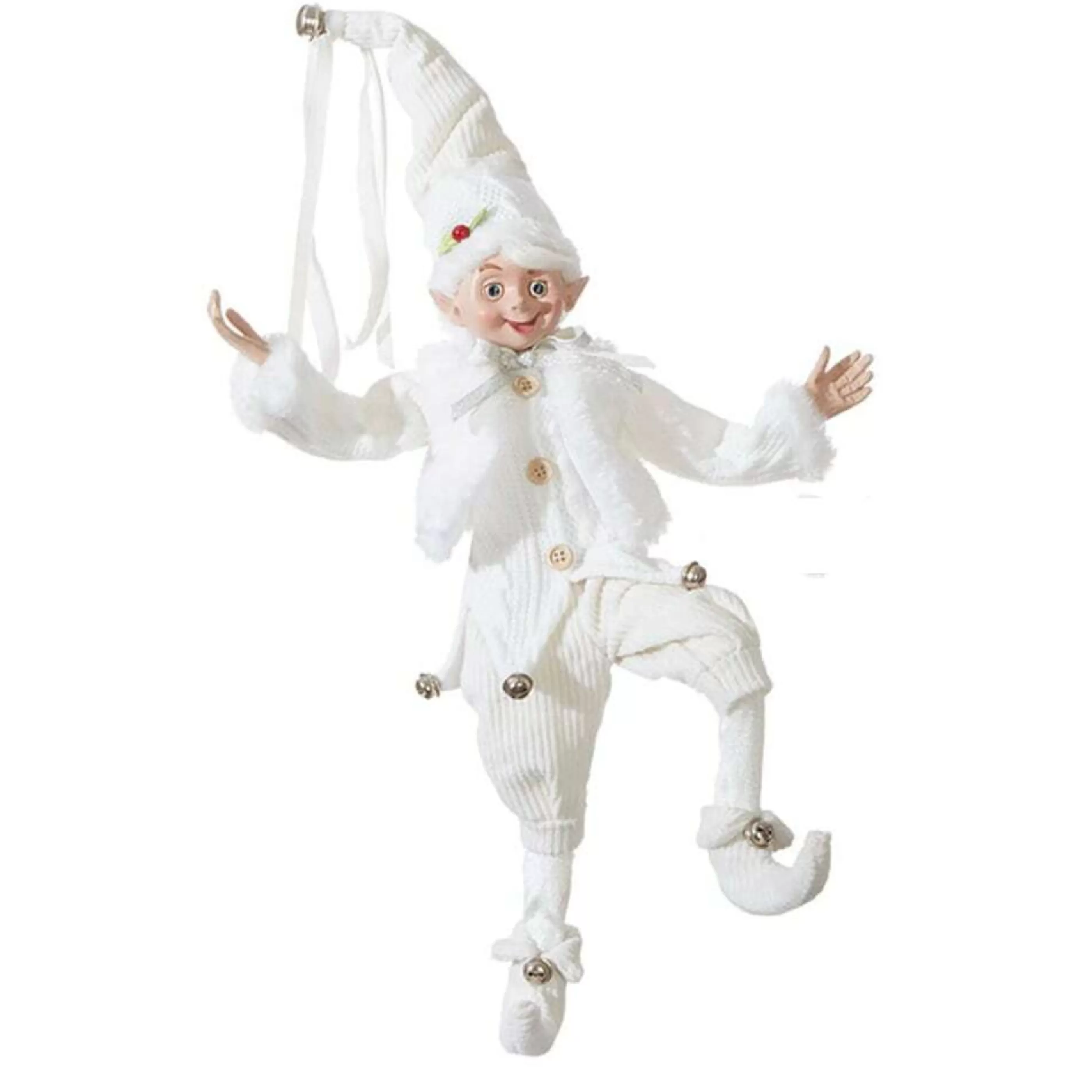 Discount RAZ Imports Christmas Winter Snow Posable Elf (2 Styles) - 41Cm