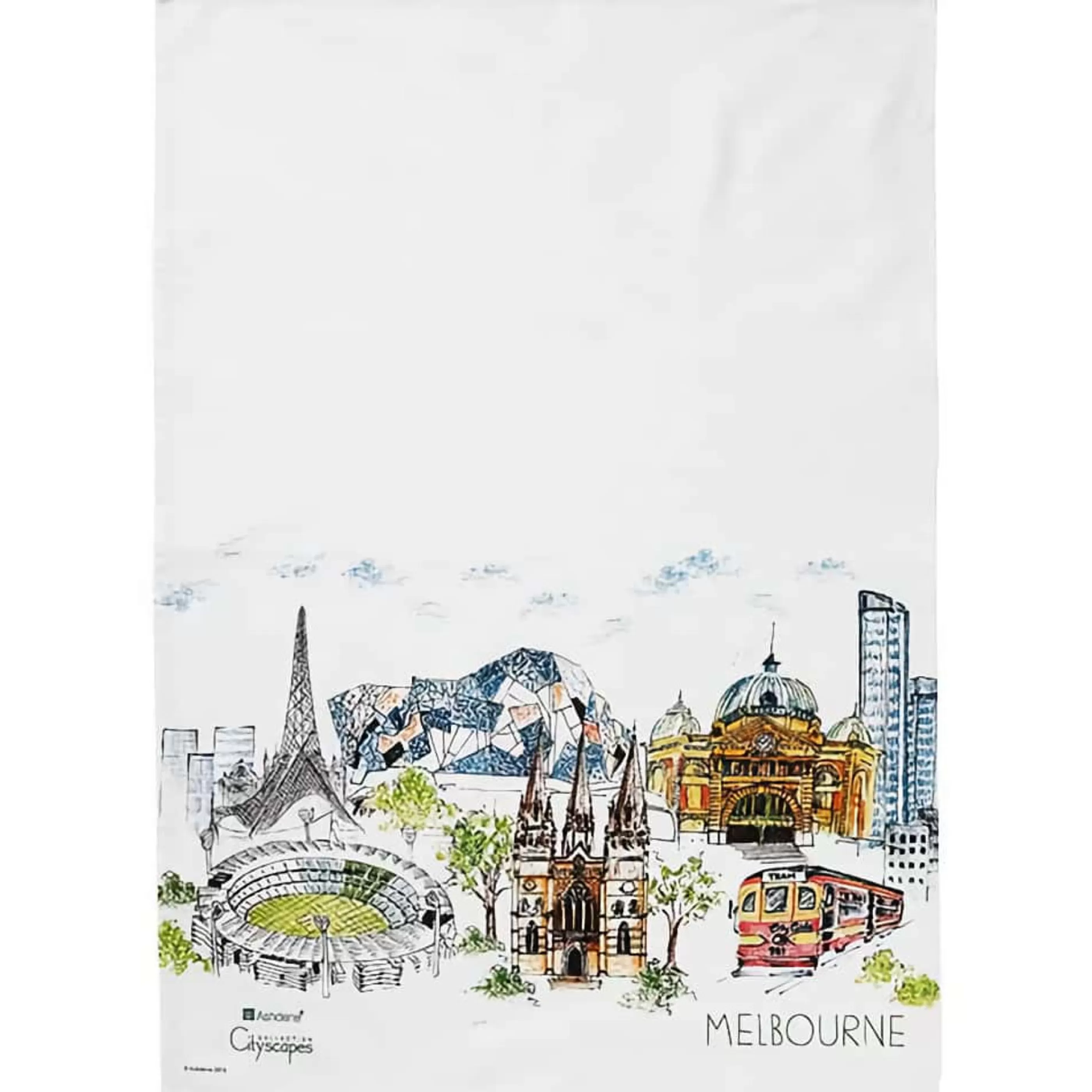 Outlet Ladelle Ashdene Cityscapes Melbourne Kitchen Towel