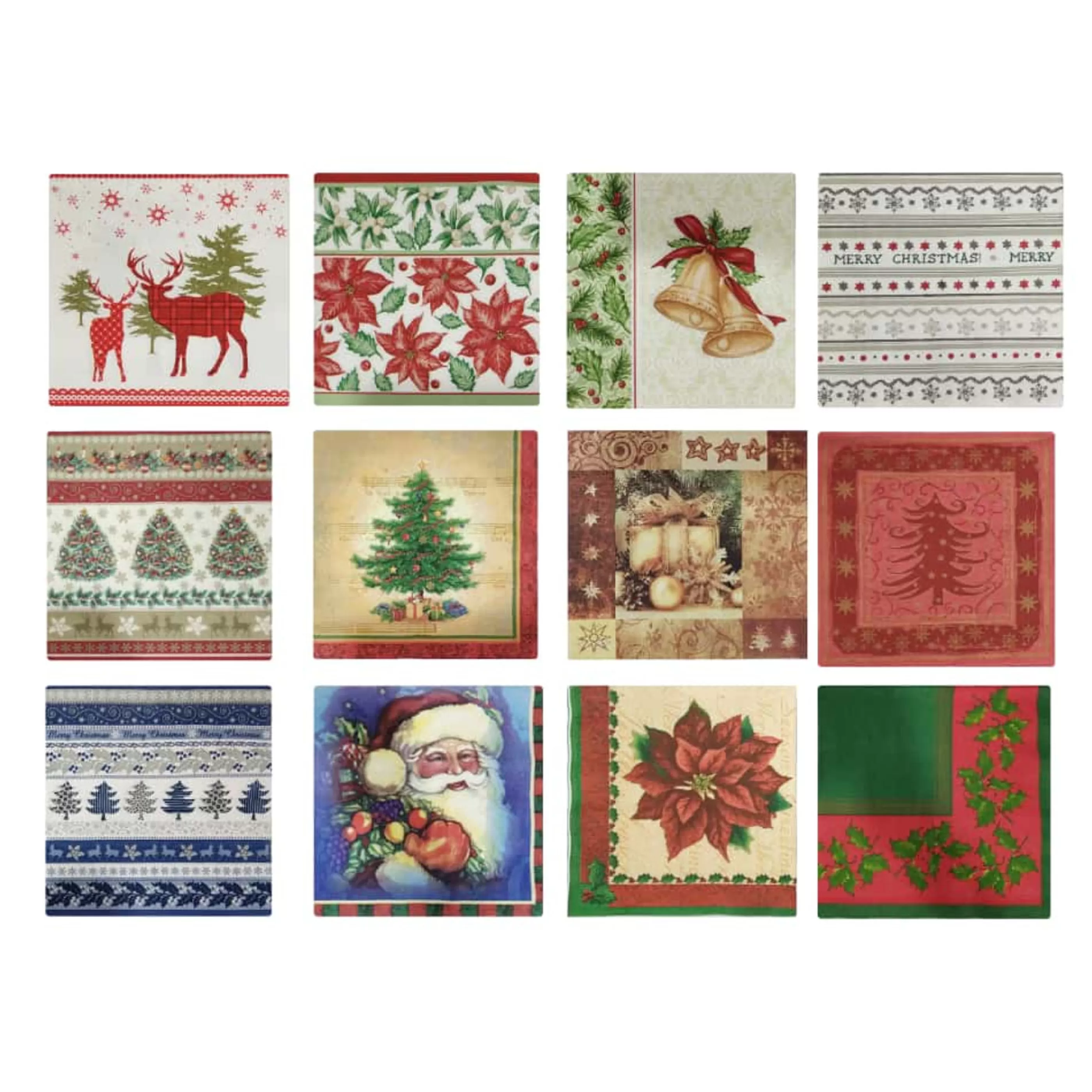 Best * Classic Designs Napkins (12 Styles) Pack Of 20