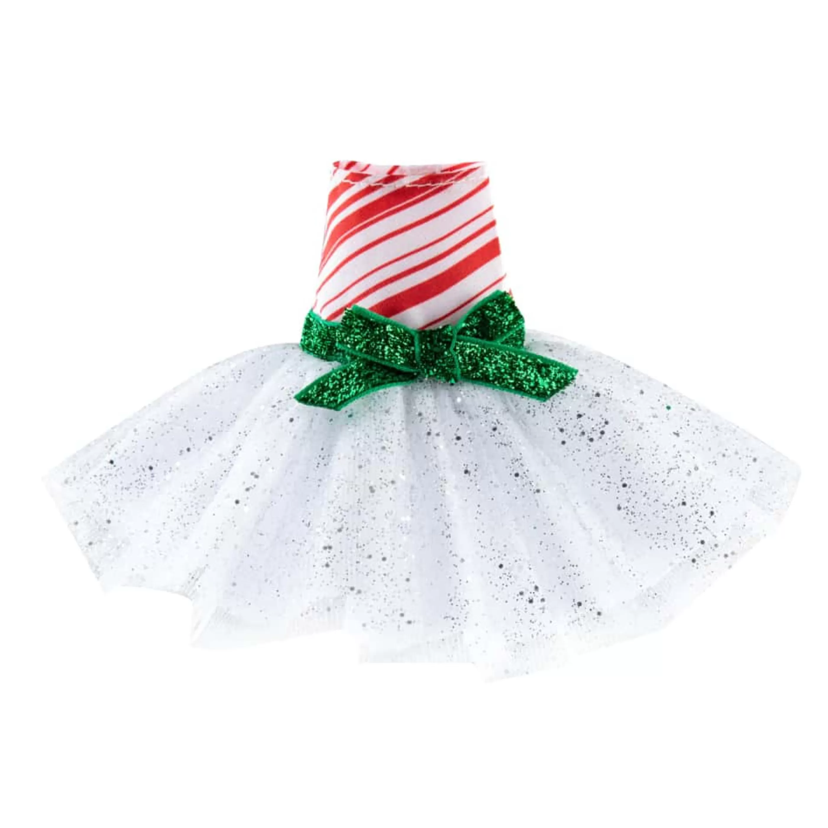 Elf on the Shelf Gingerbread Candy Christmas | Claus Couture Candy Cane Classic Dress