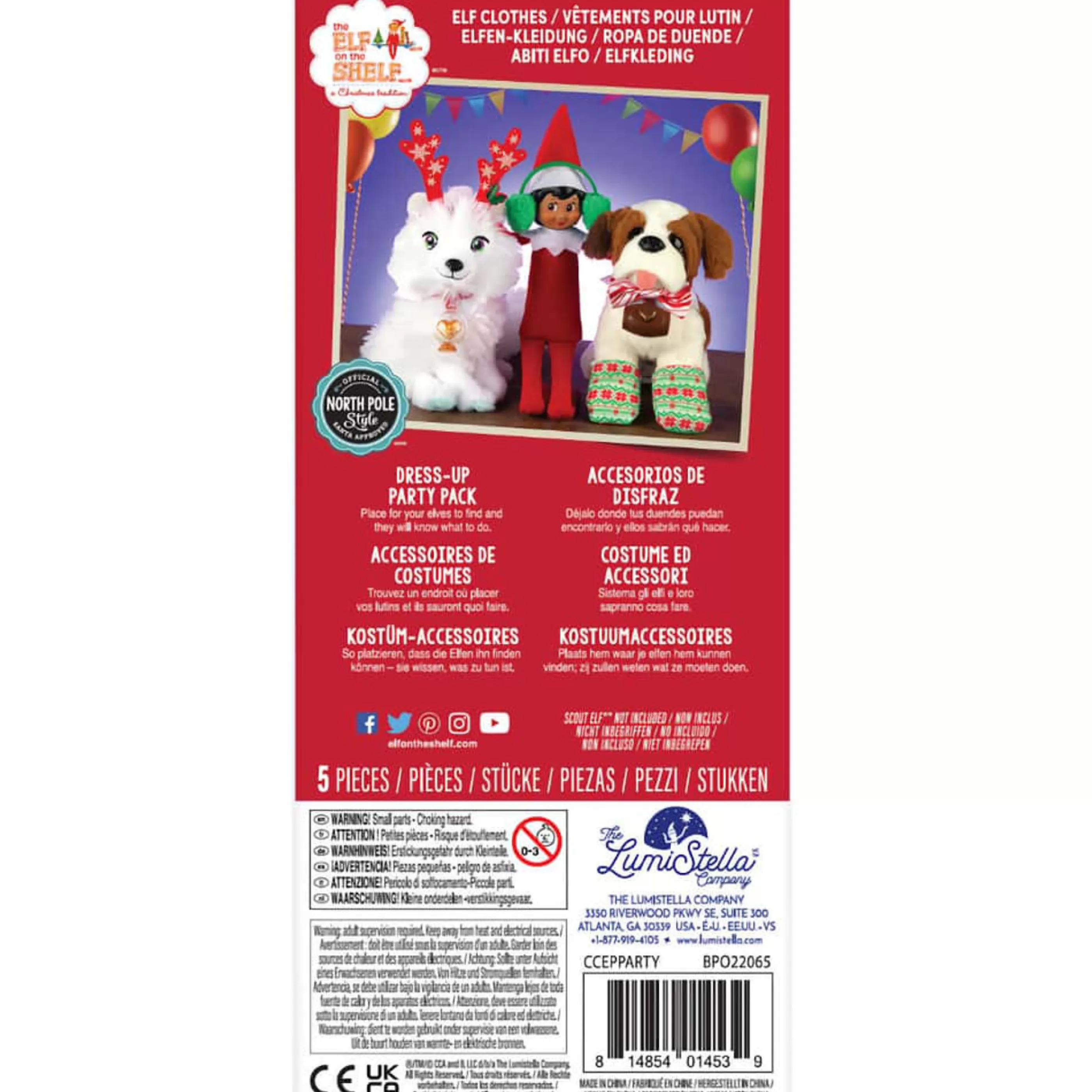 New Elf on the Shelf Claus Couture Dress Up Party Pack