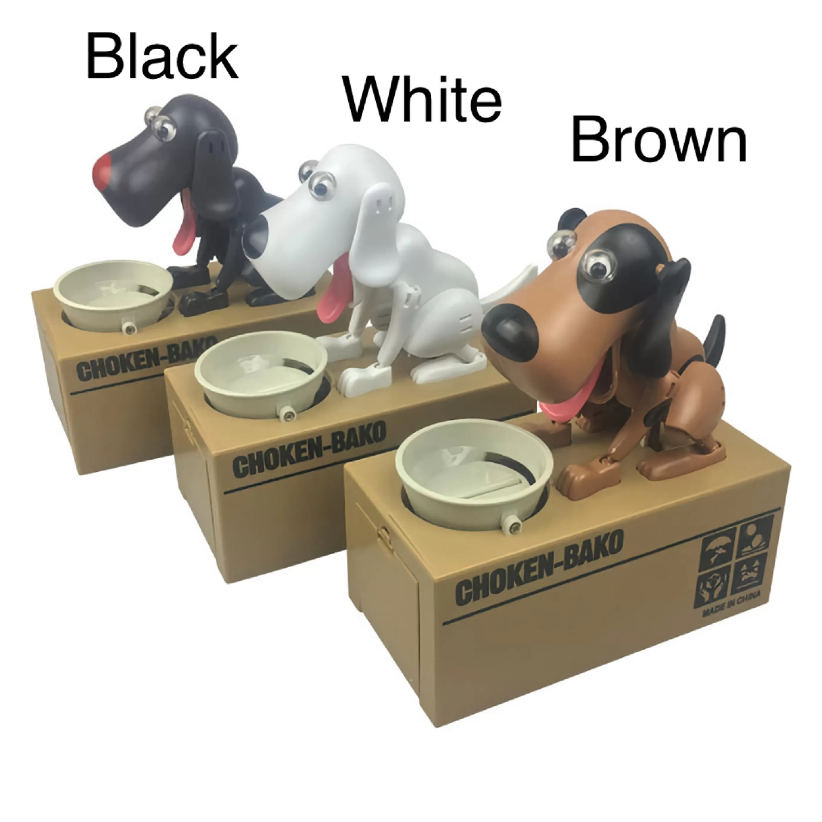 * Table Top Decorations | Coin Stealing Dog Money Bank (3 Styles) - 16Cm