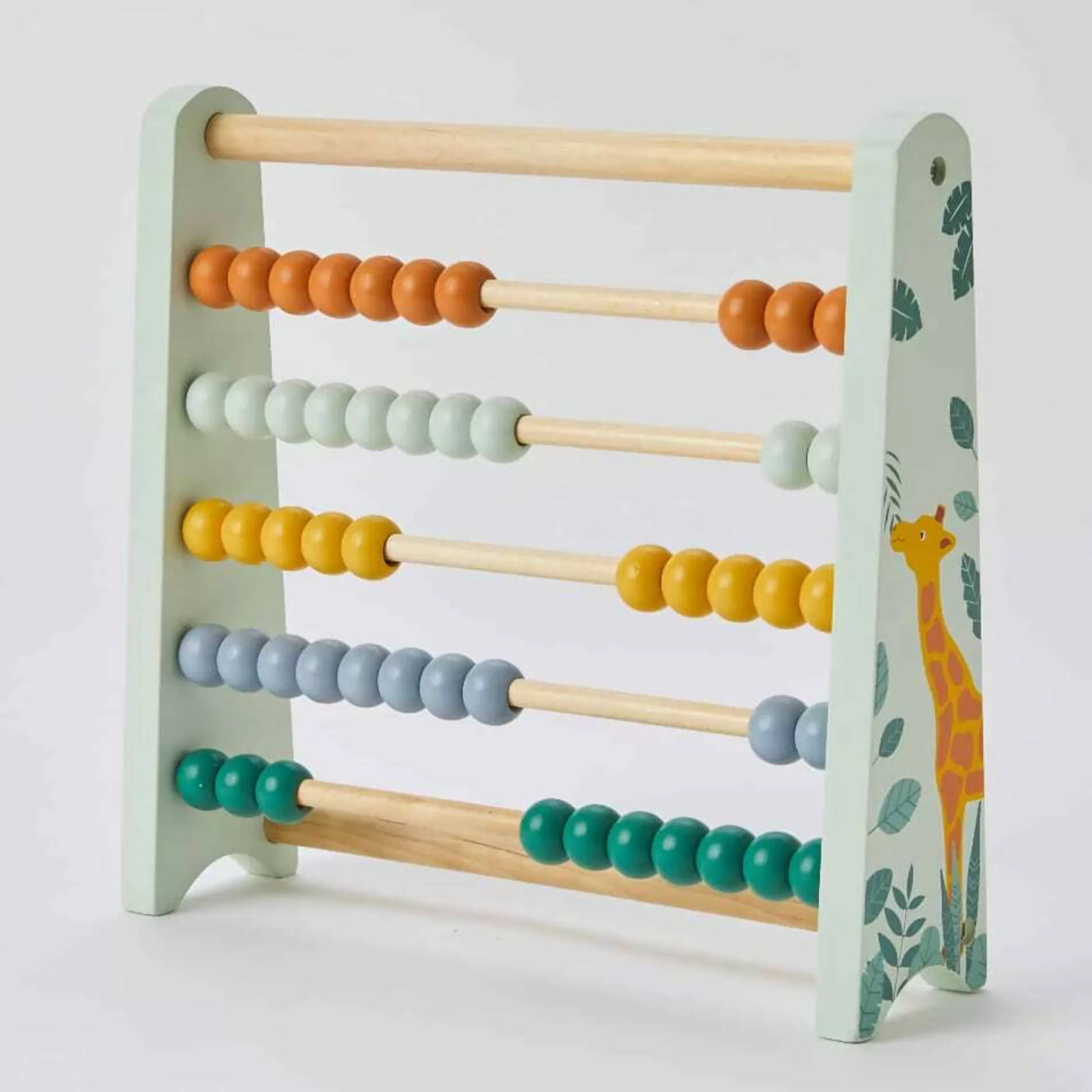 * Baby's First Christmas | Colourful Learning Wooden Abacus - 26.5Cm