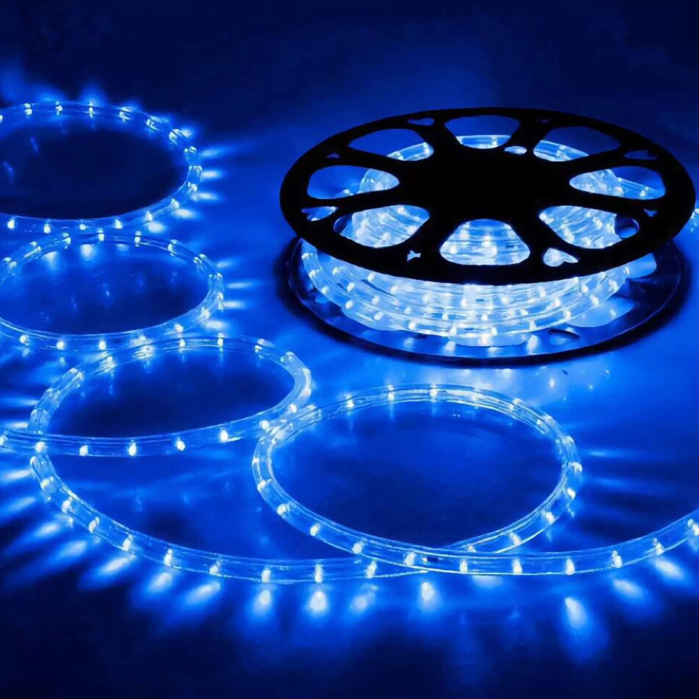 Clearance * Connectable Led Rope Light Blue - 10M