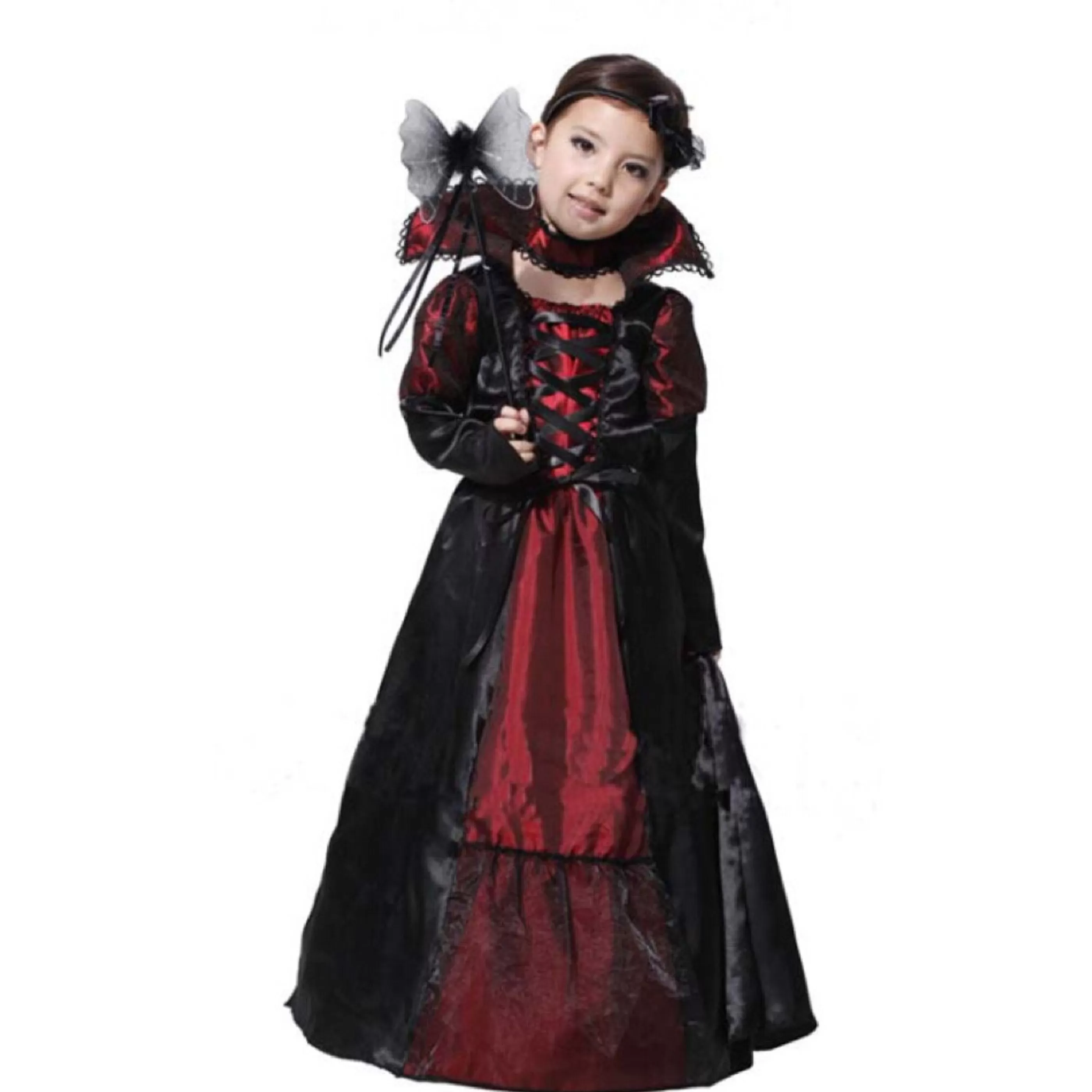 New Witches of Halloween Costume Vampires Gown Girls - Child