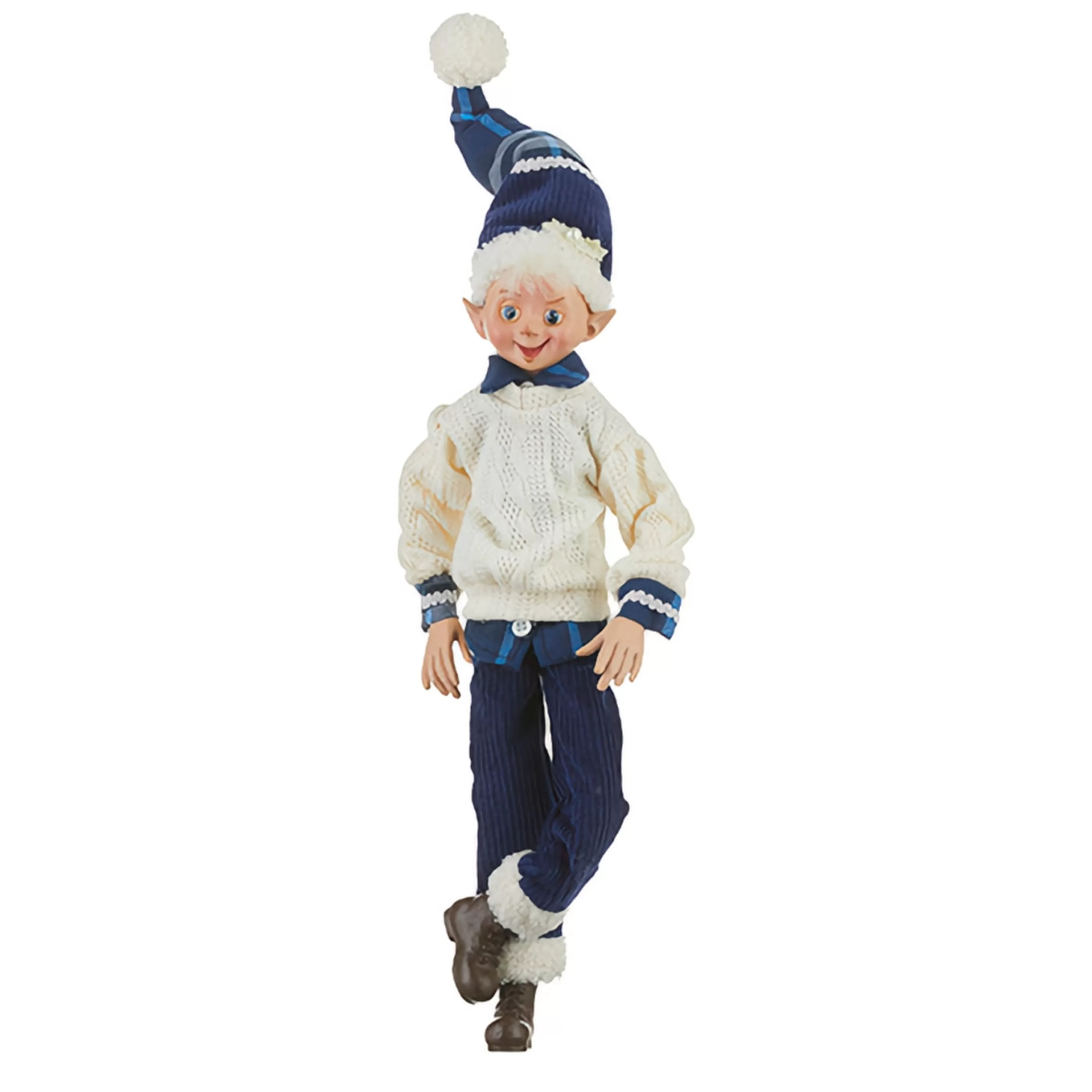 Outlet RAZ Imports Cozy Knit Posable Elf (2 Styles) - 40.5Cm