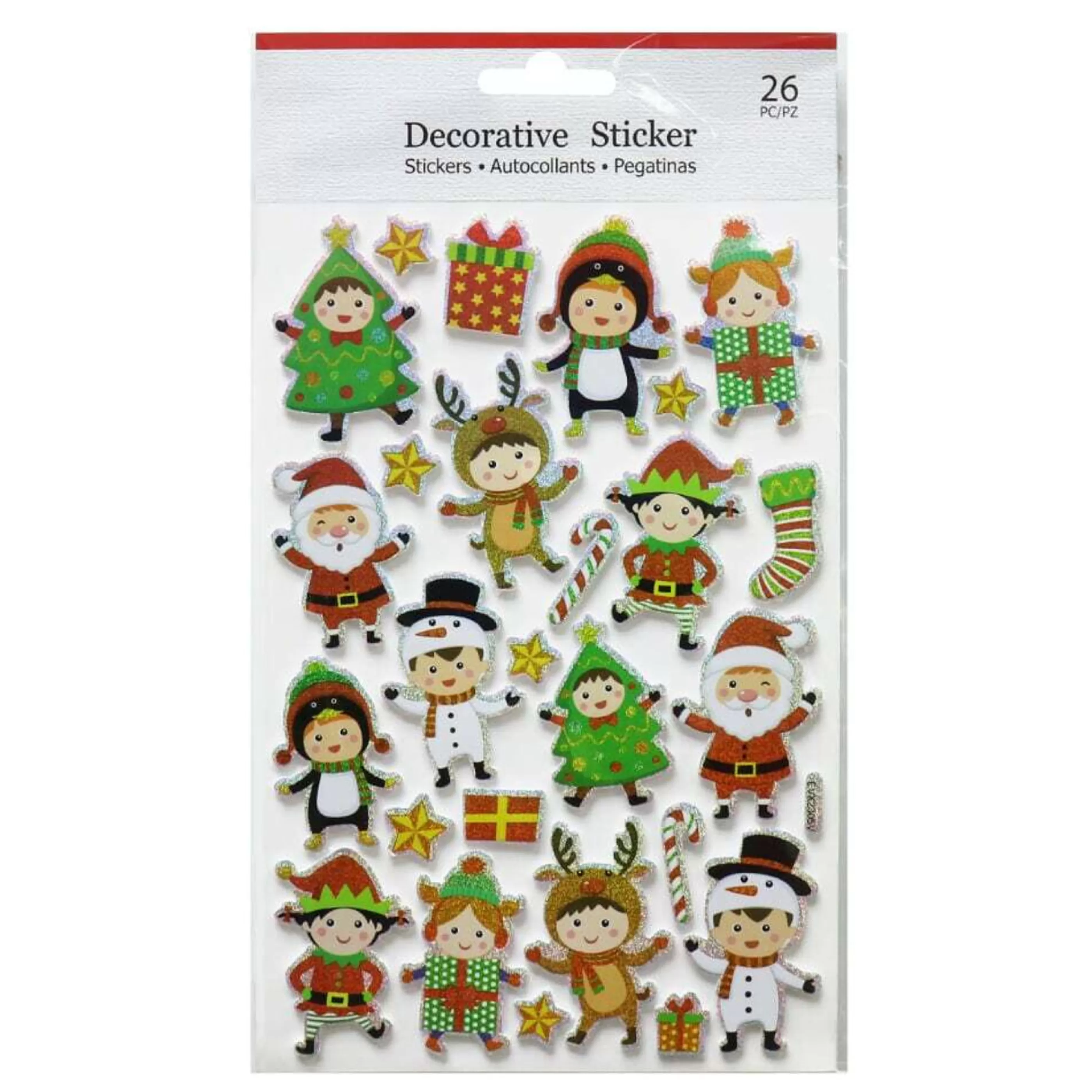 Online * Cute Emboss Character Stickers (6 Styles)