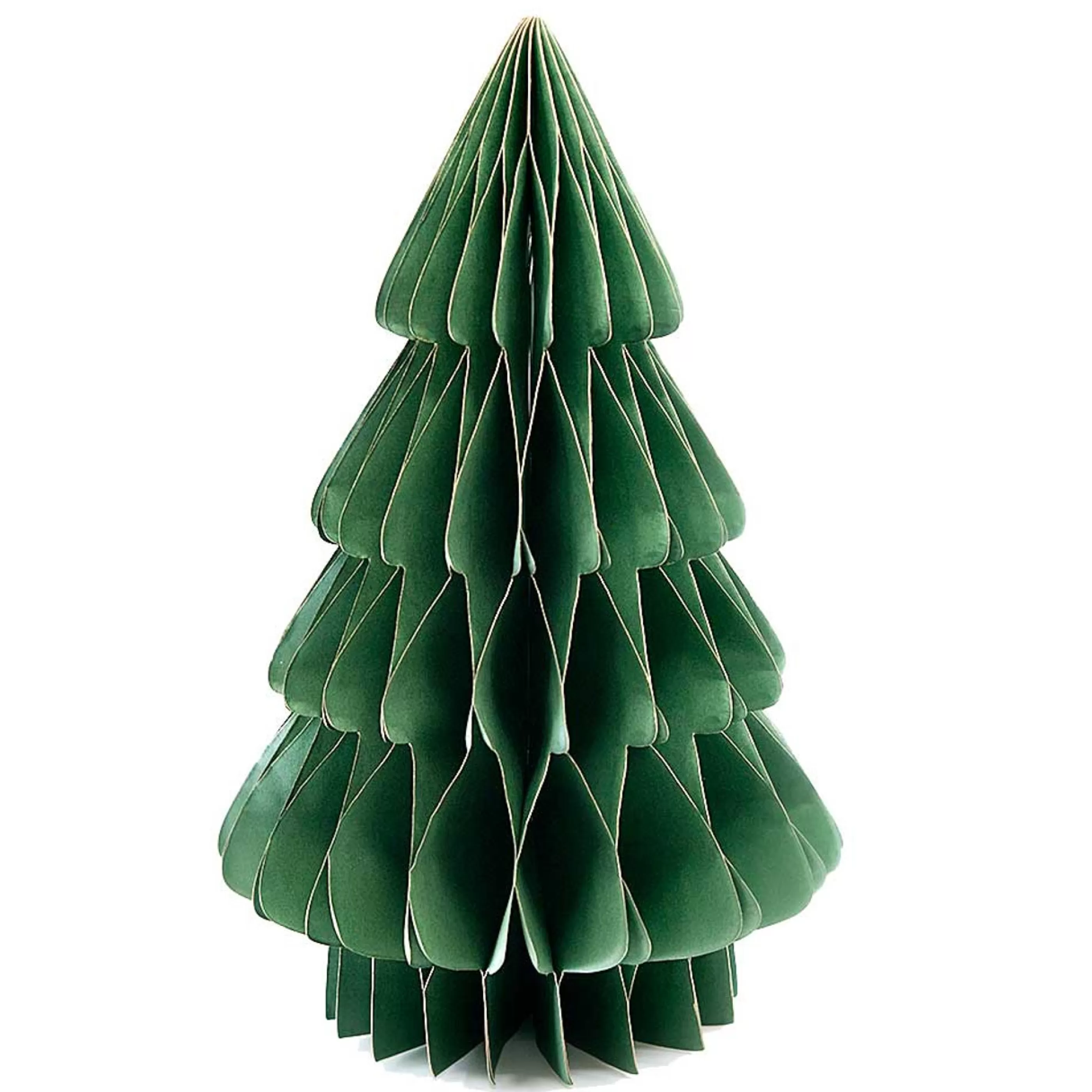 * Hanging Christmas Ornaments | Dark Green Paper Christmas Tree - 30Cm