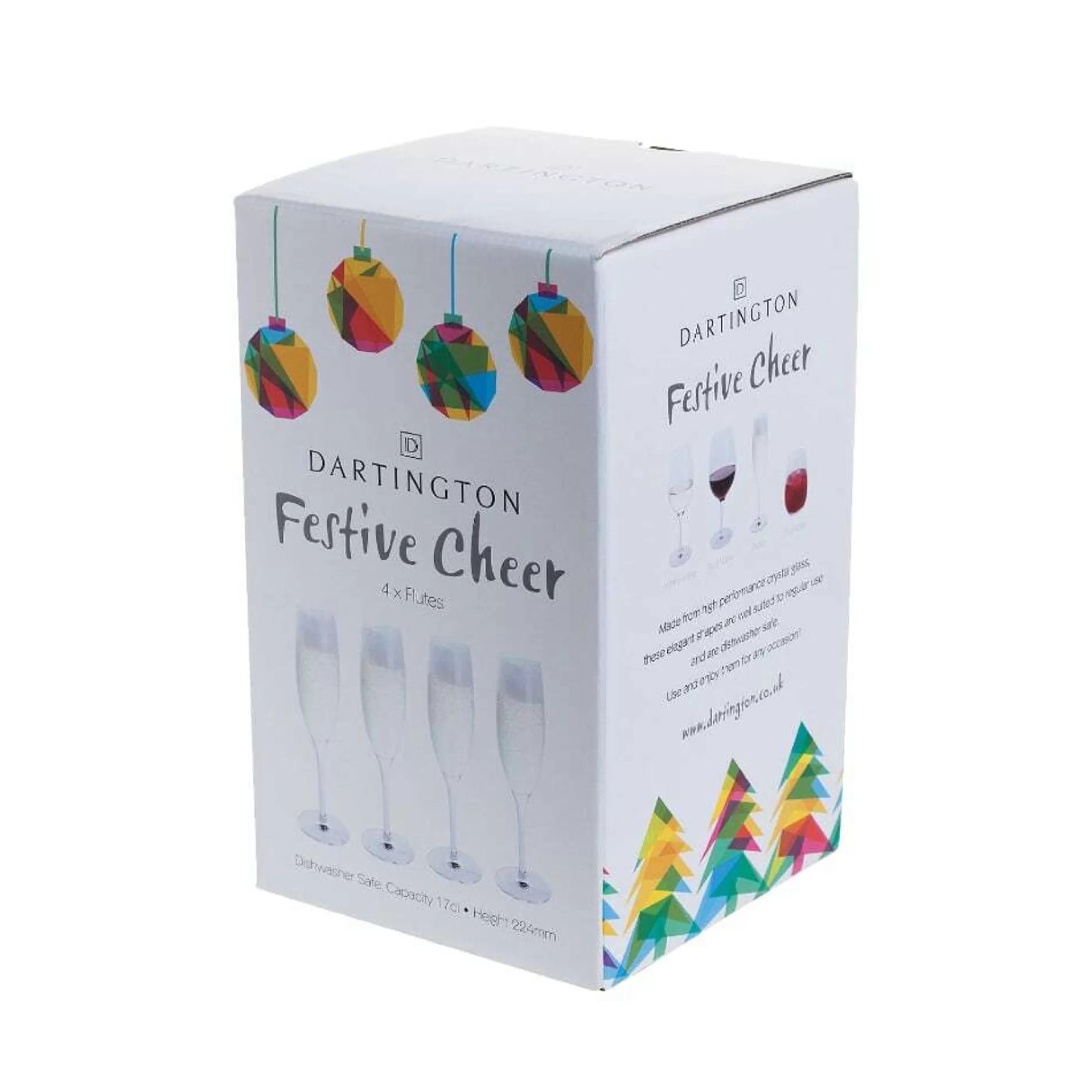 Store Dartington - Festive Cheer Flute Champagne Glass (4 Pk)