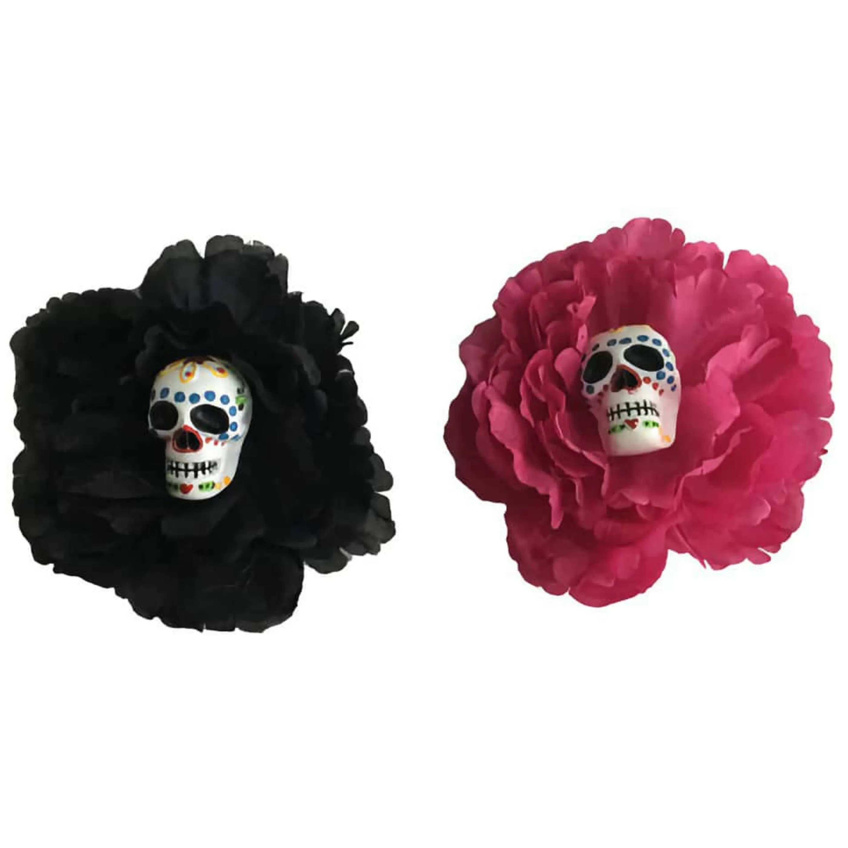 Discount * Day Of The Dead Hair Flower Clip (2 Colours)