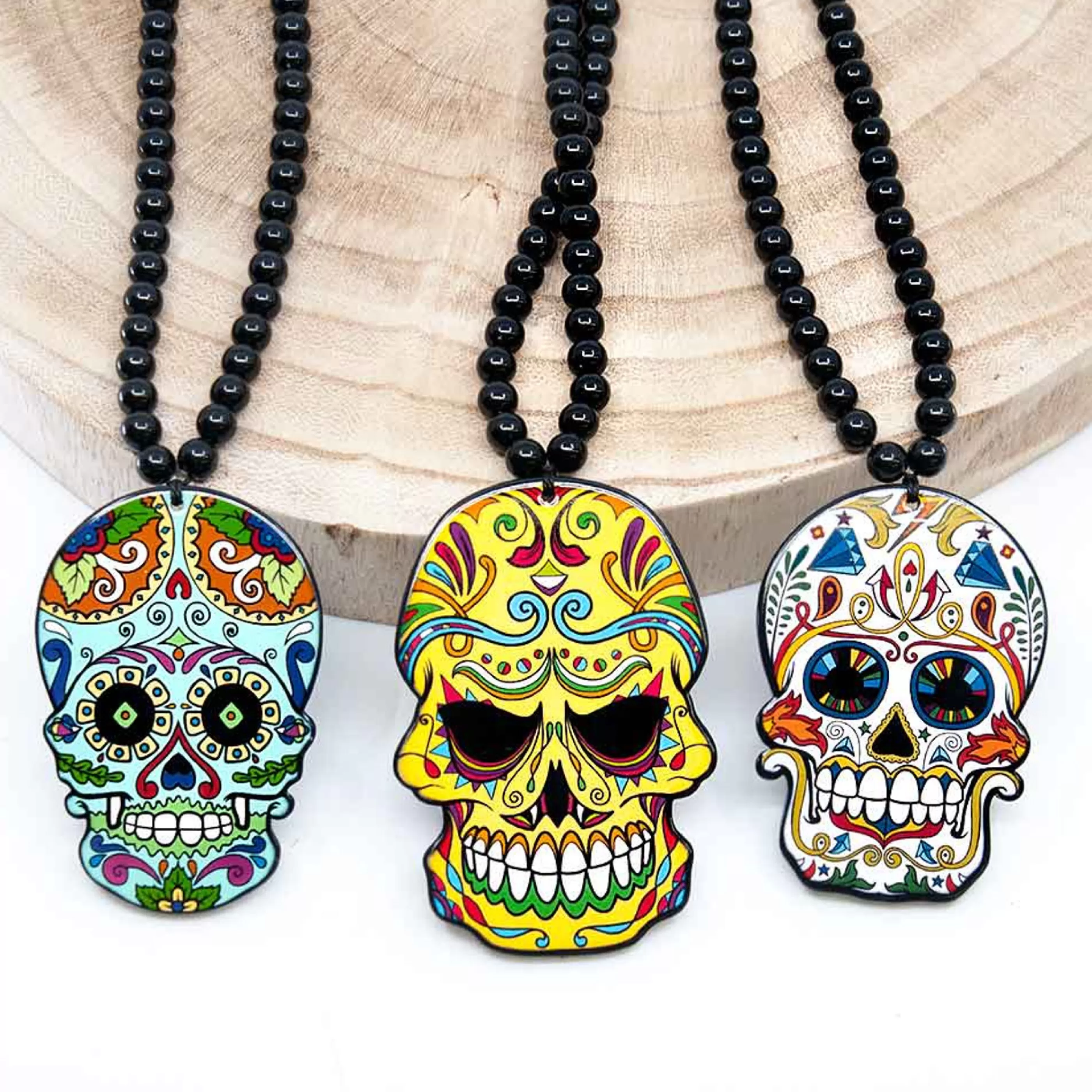 Outlet Witches of Halloween Day Of The Dead Necklace (3 Styles)