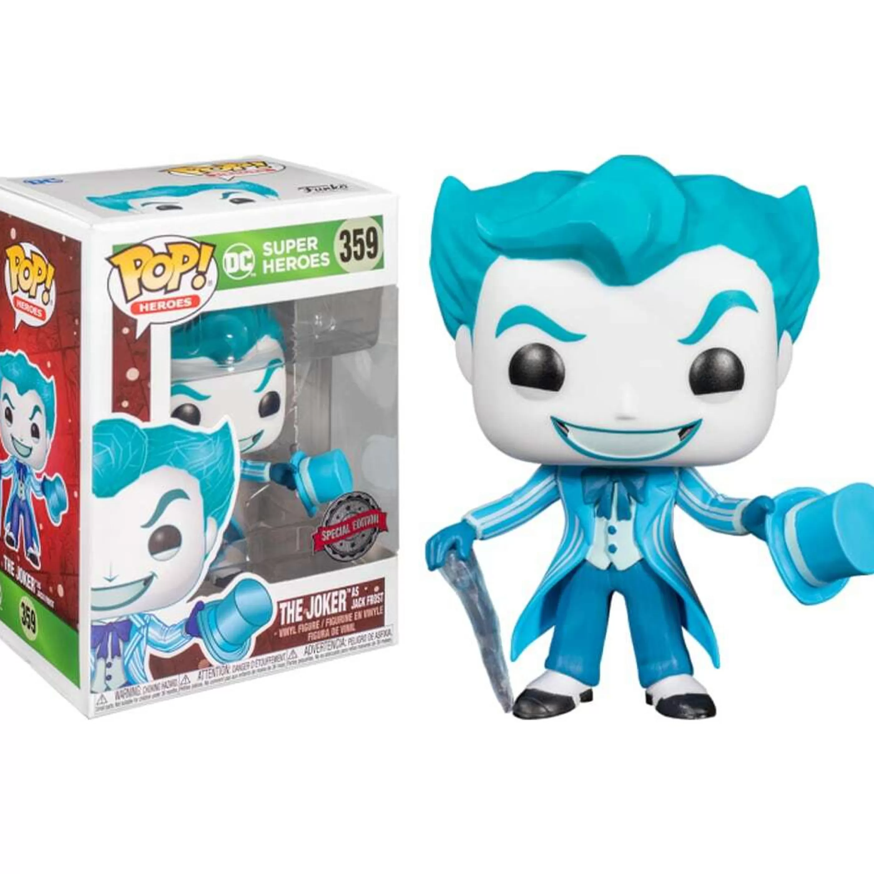 Funko Pop! (Holiday) Table Top Decorations | Dc Batman Joker Jack Frost Holiday Pop! - 9.5Cm