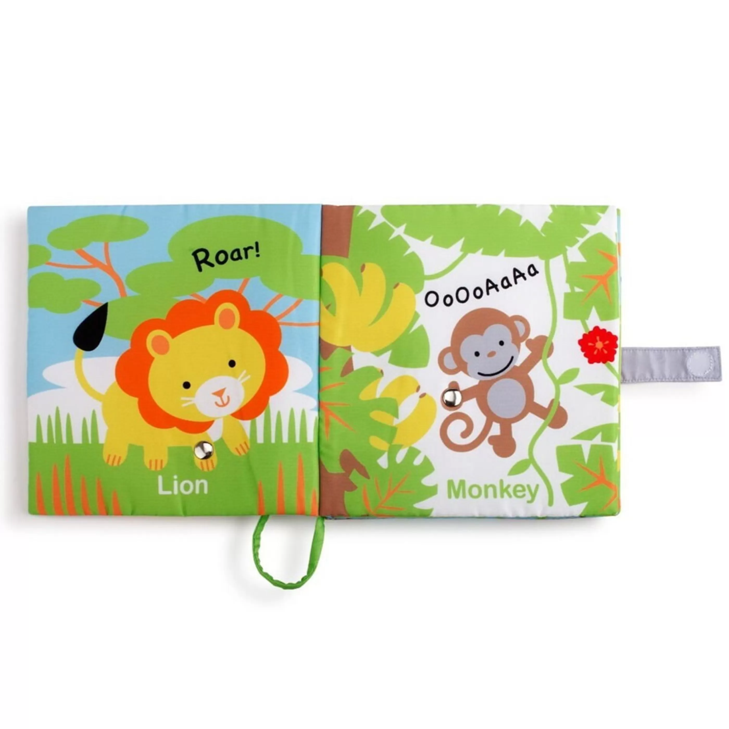 * Baby's First Christmas | Dc Jungle & Friends Book With Sound - 20Cm