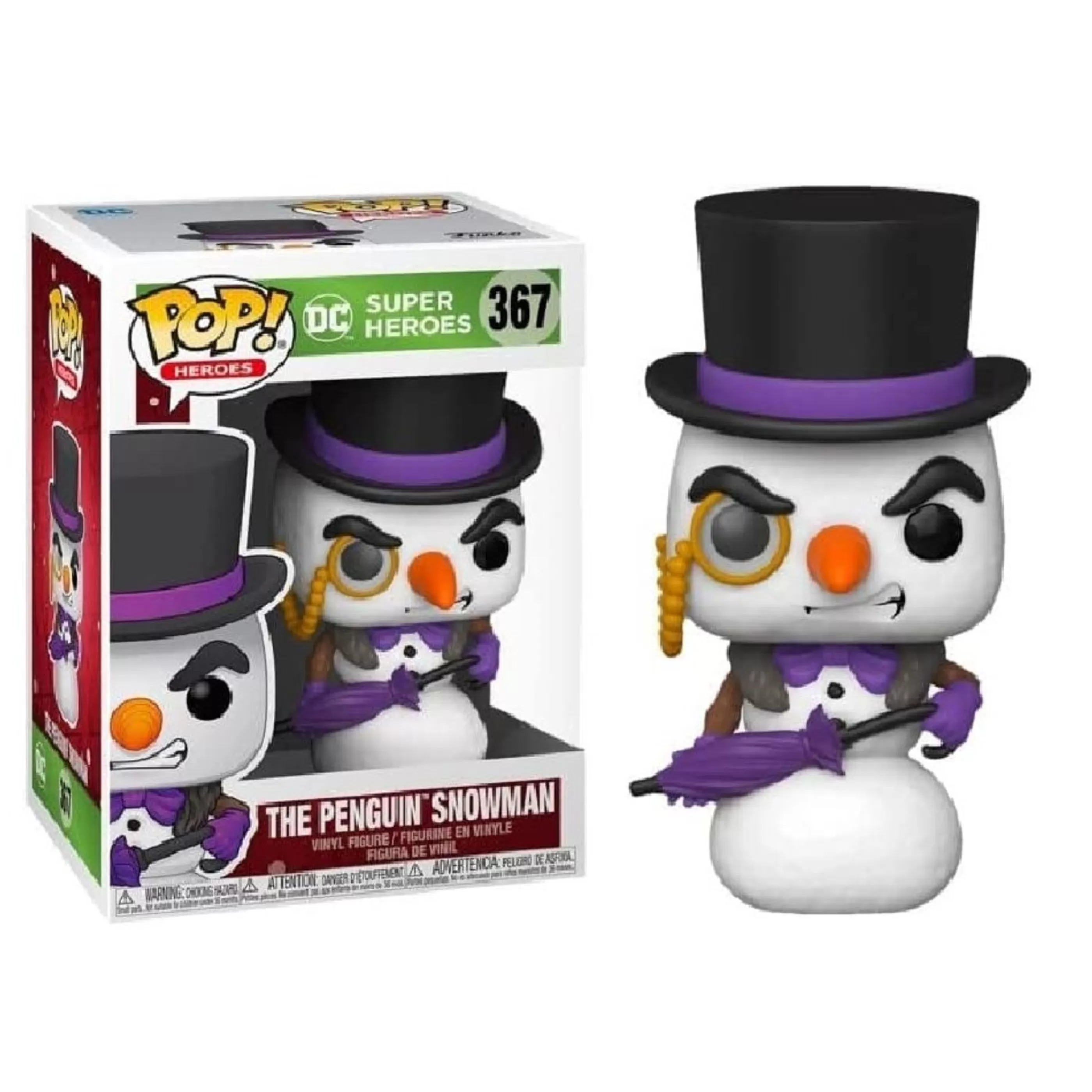 Funko Pop! (Holiday) Table Top Decorations | Dc Penguin Snowman Holiday Pop! - 9.5Cm