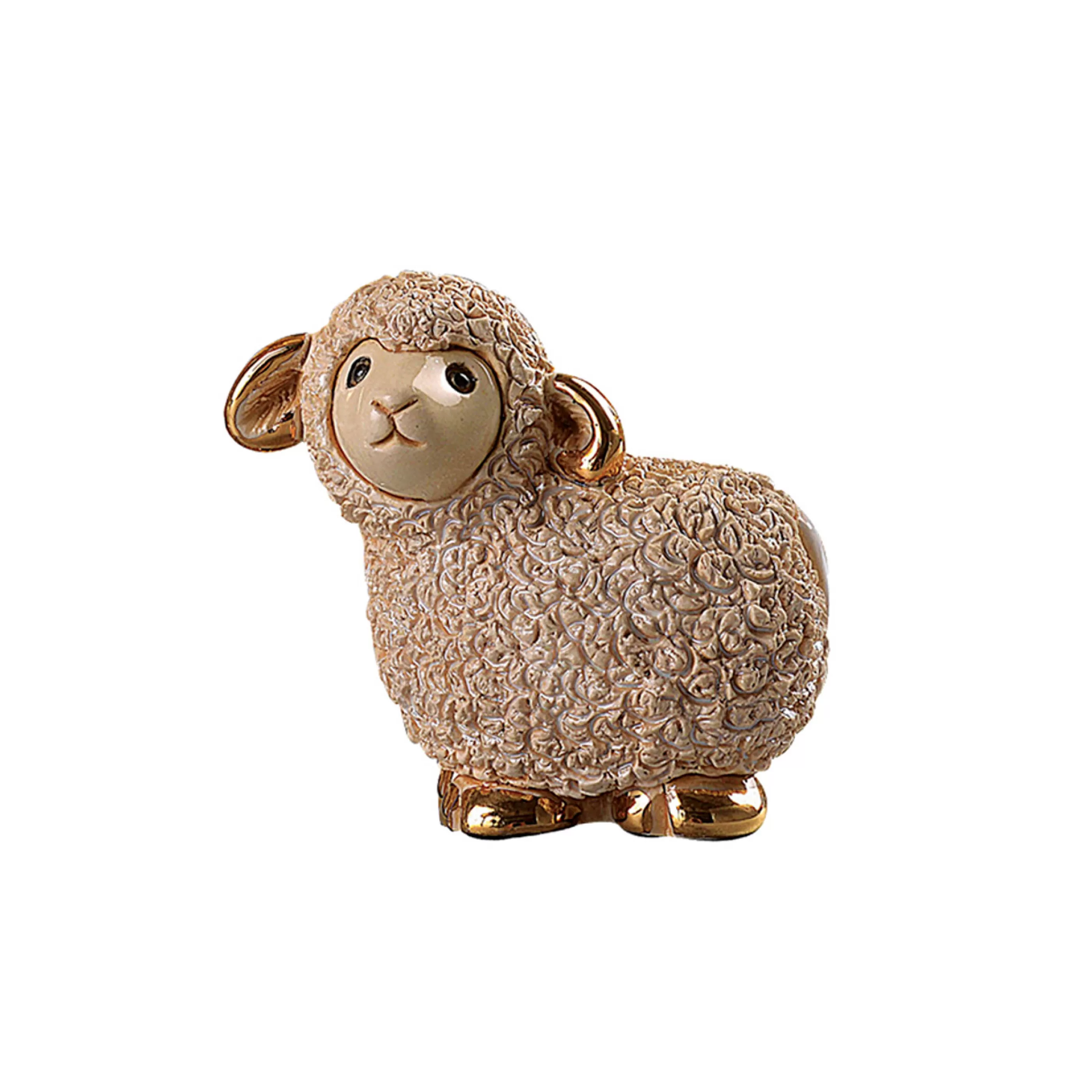 De Rosa Collections Table Top Decorations | De Rosa Mini Sheep Figurine - 4Cm