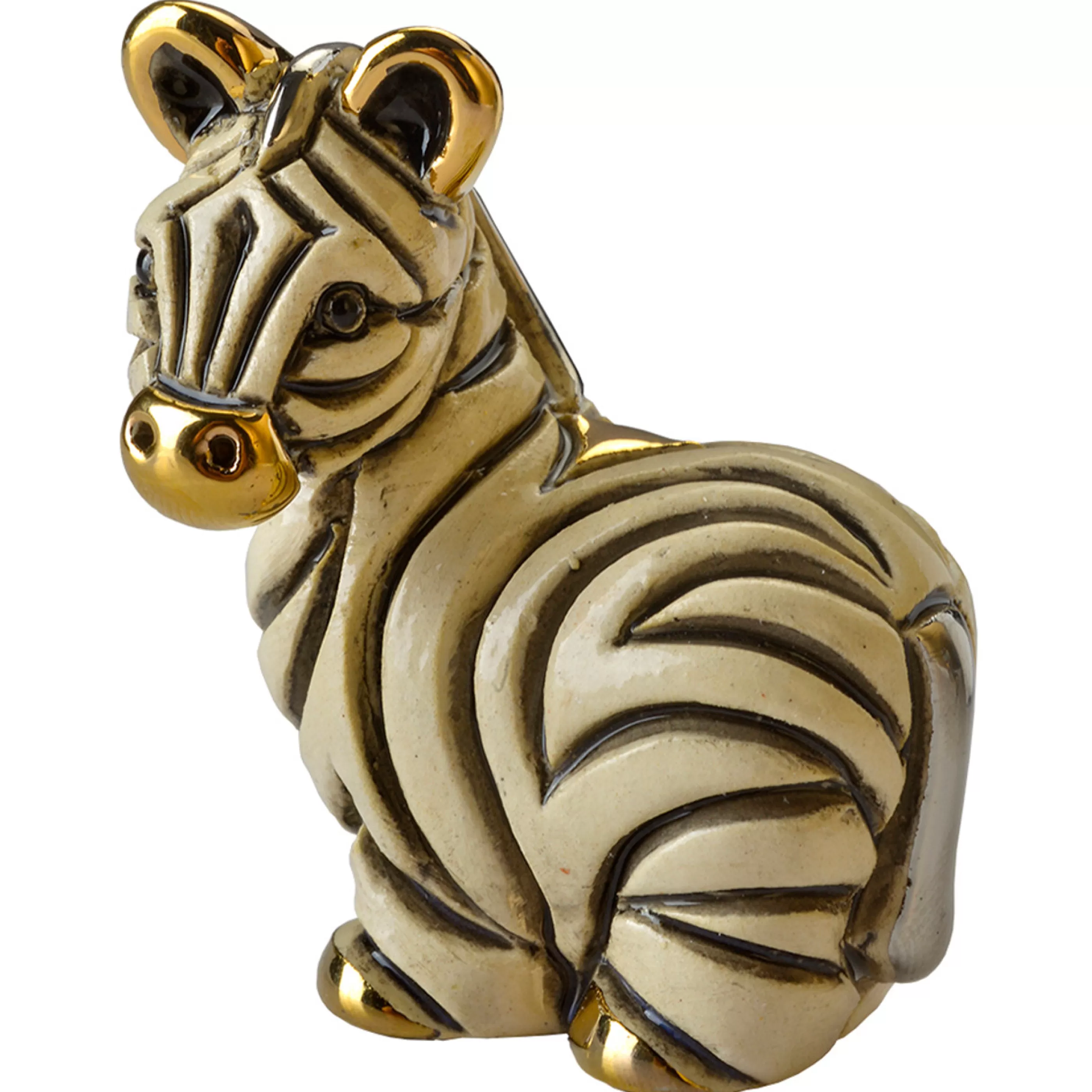 De Rosa Collections Table Top Decorations | De Rosa Mini Zebra Figurine - 4Cm