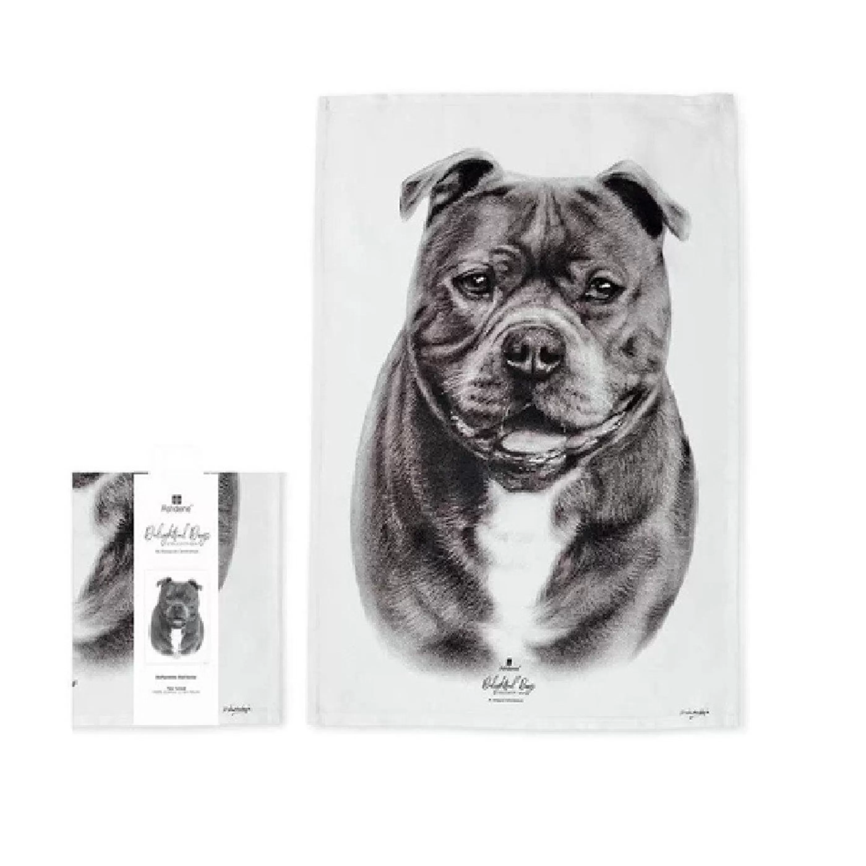 Discount Ladelle Ashdene Delightful Dogs Staffy Terrier Kitchen Towel - 70Cm