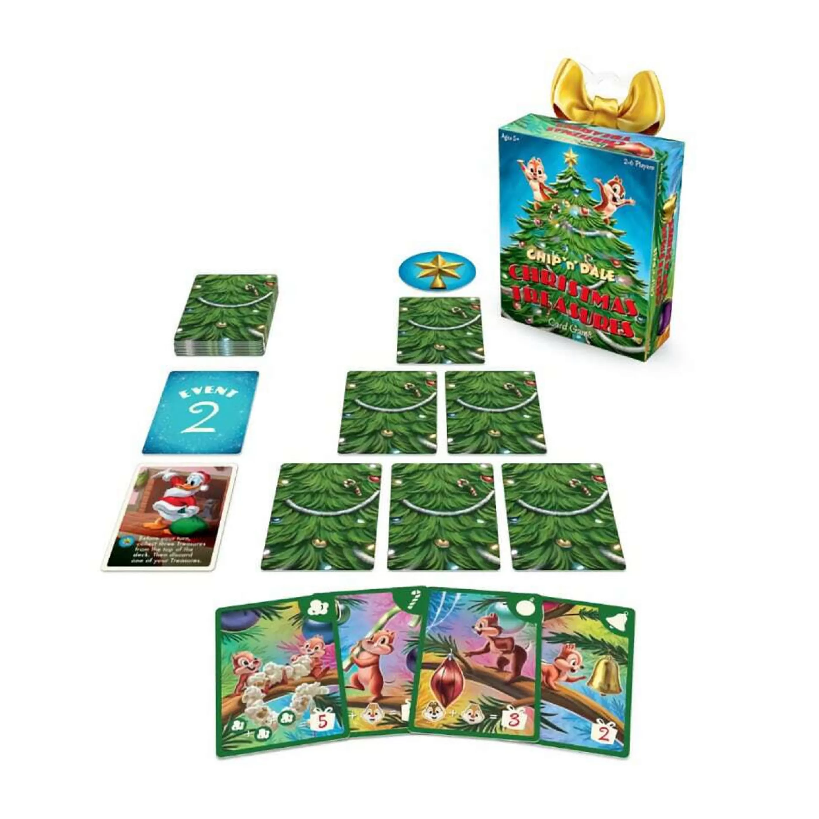 Disney Christmas Decorations Gingerbread Candy Christmas | Disney - Chip 'N' Dale Christmas Card Game