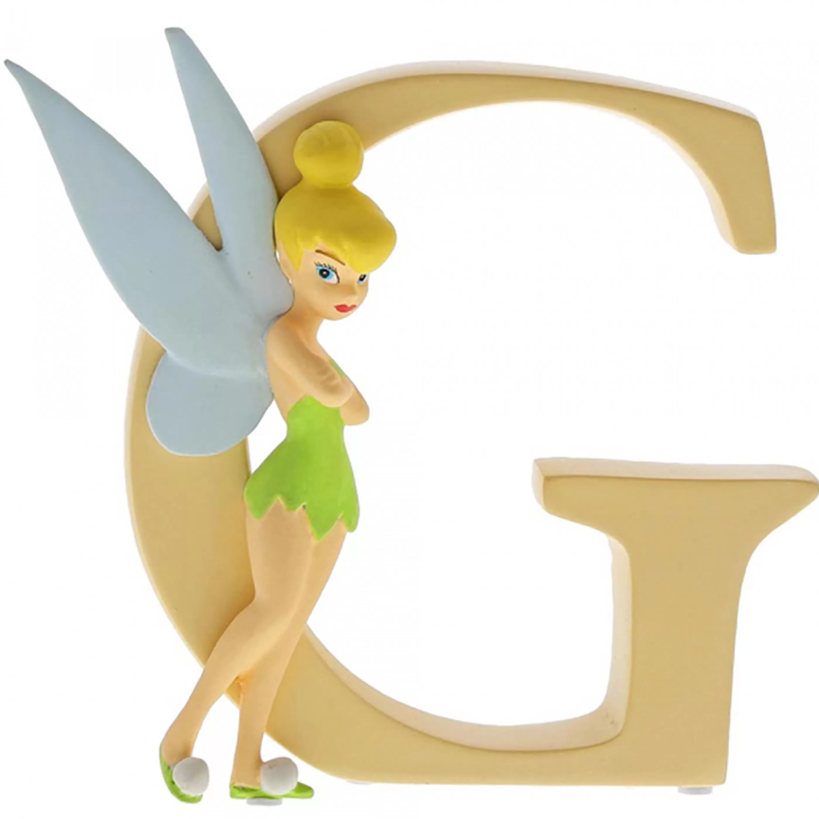 Disney Christmas Decorations Table Top Decorations | Disney Letter G - Tinker Bell From Peter Pan - 7Cm