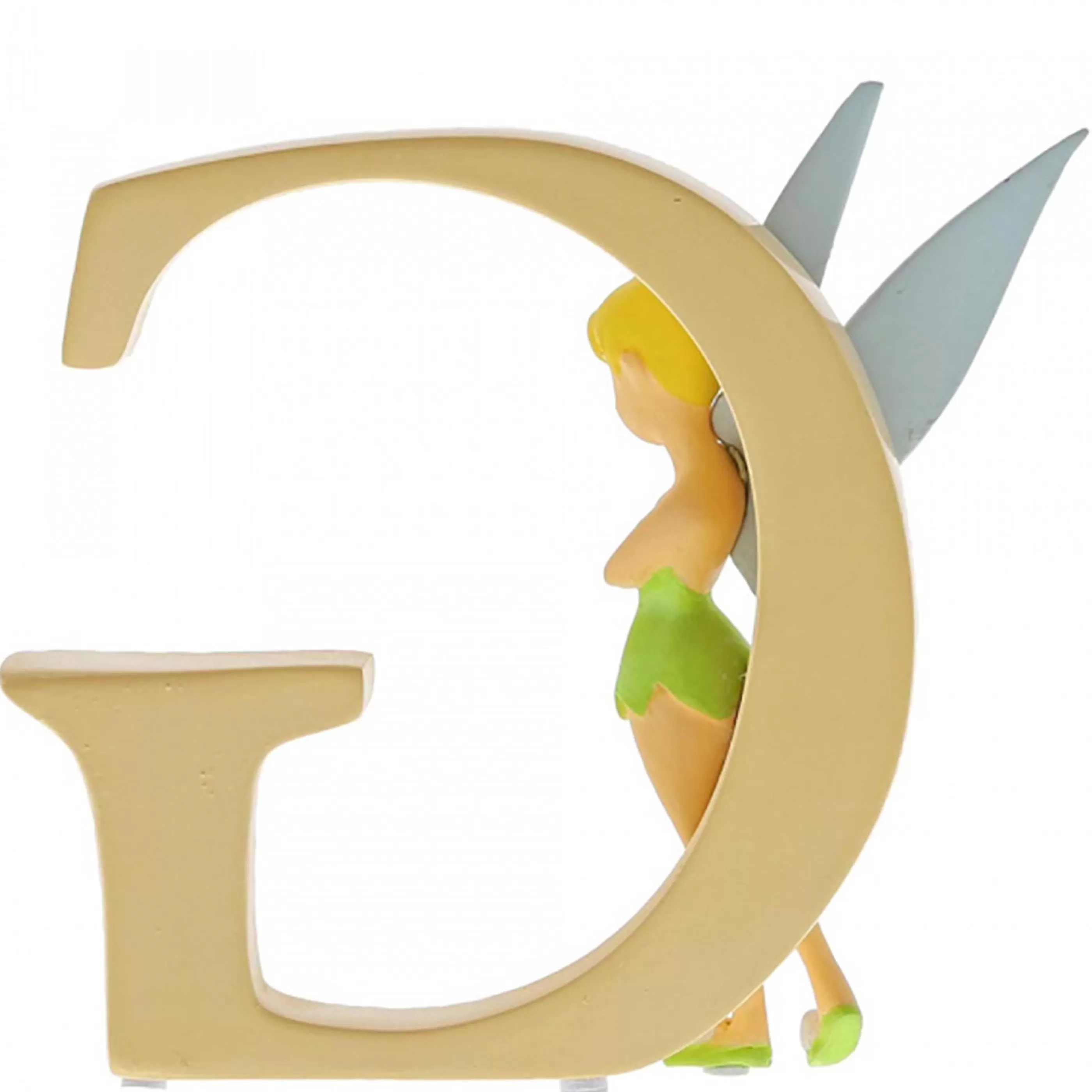 Disney Christmas Decorations Table Top Decorations | Disney Letter G - Tinker Bell From Peter Pan - 7Cm