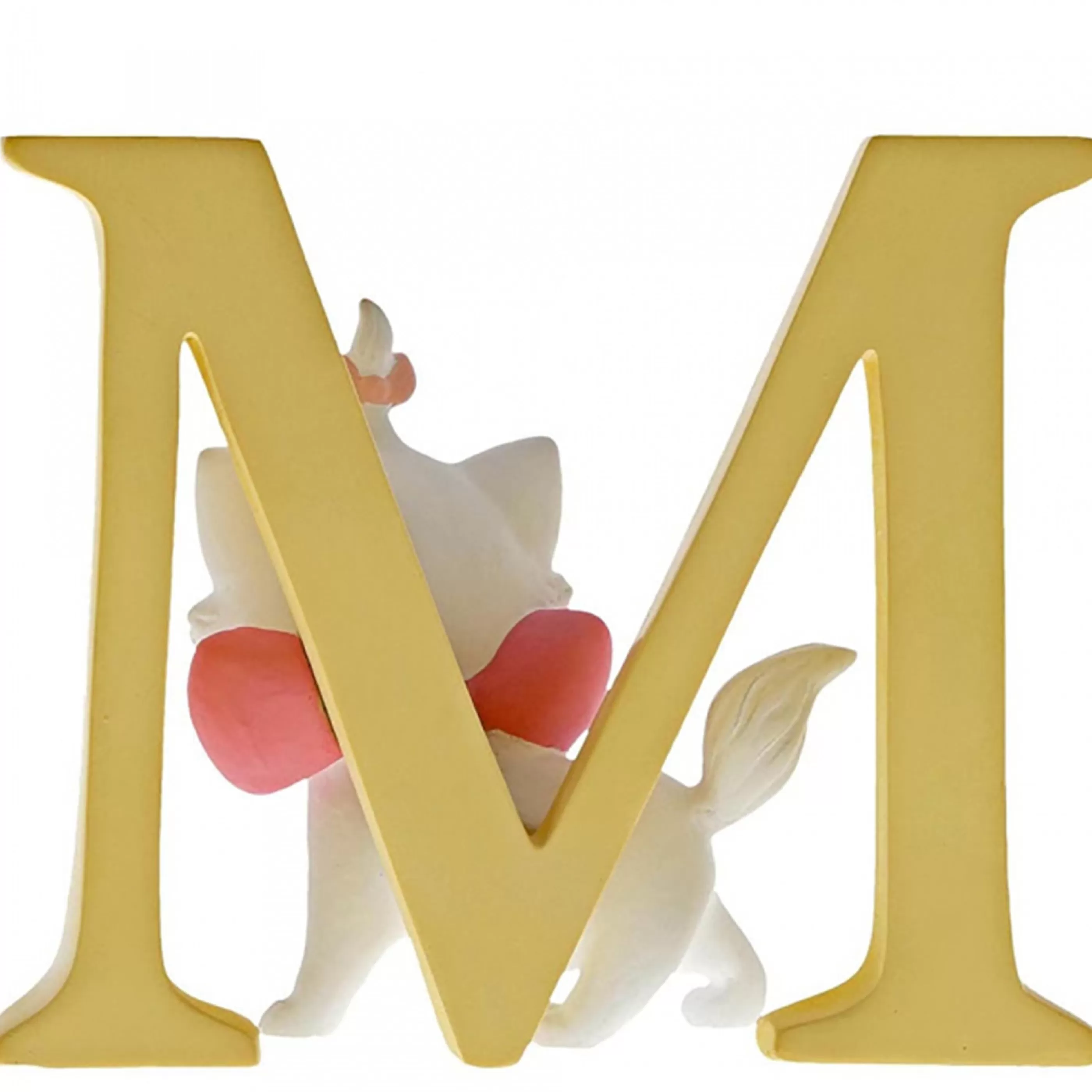 Disney Christmas Decorations Table Top Decorations | Disney Letter M - Marie From The Aristocats - 7Cm