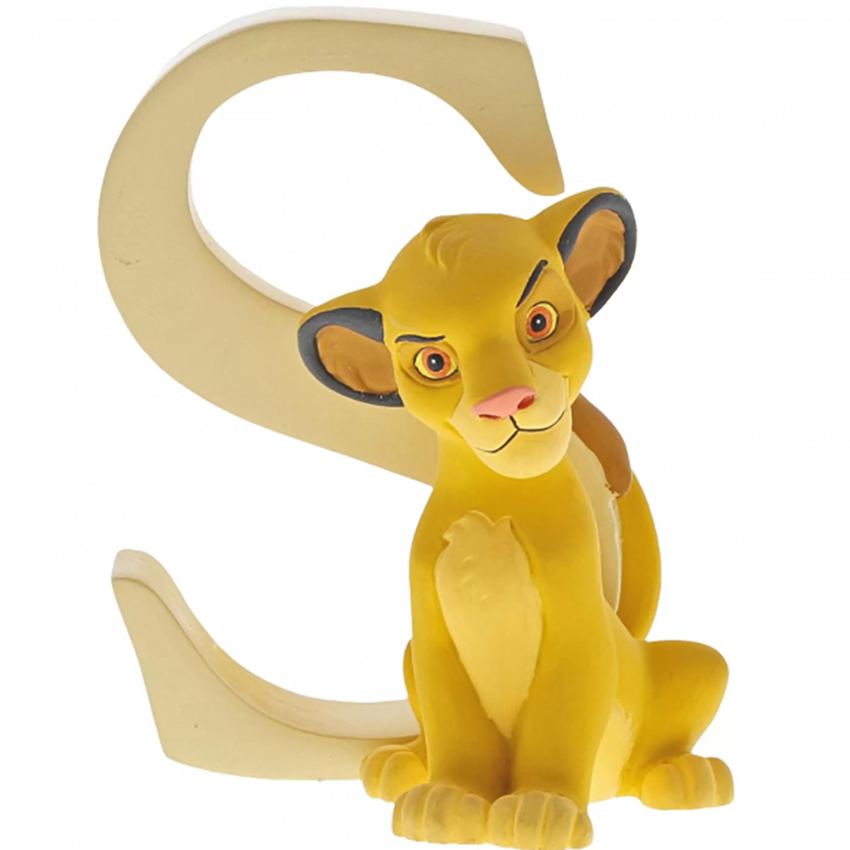 Disney Christmas Decorations Table Top Decorations | Disney Letter S - Simba From The Lion King - 7Cm