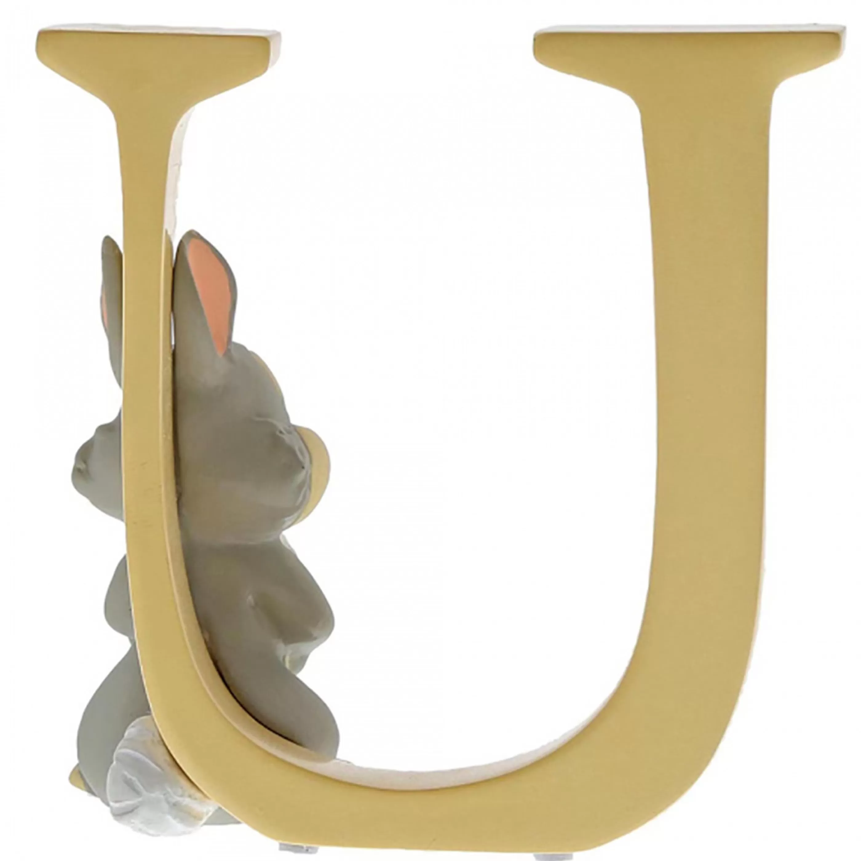 Disney Christmas Decorations Table Top Decorations | Disney Letter U - Thumper From Bambi - 7Cm