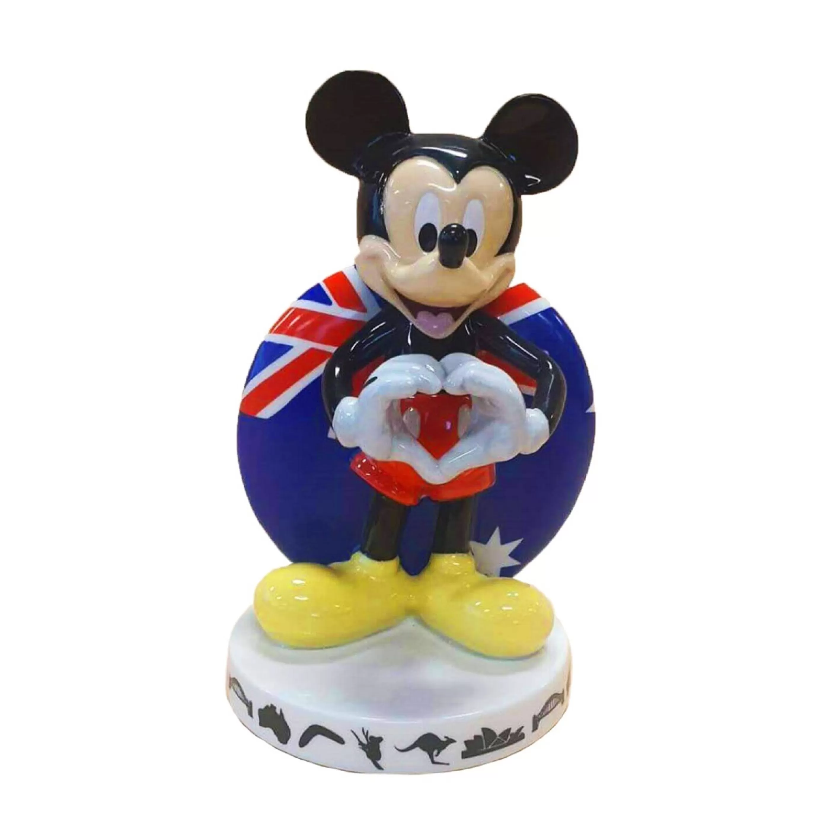 Disney Christmas Decorations Table Top Decorations | Disney Mickey Mouse Loves Australia Special Edition - 13.5Cm