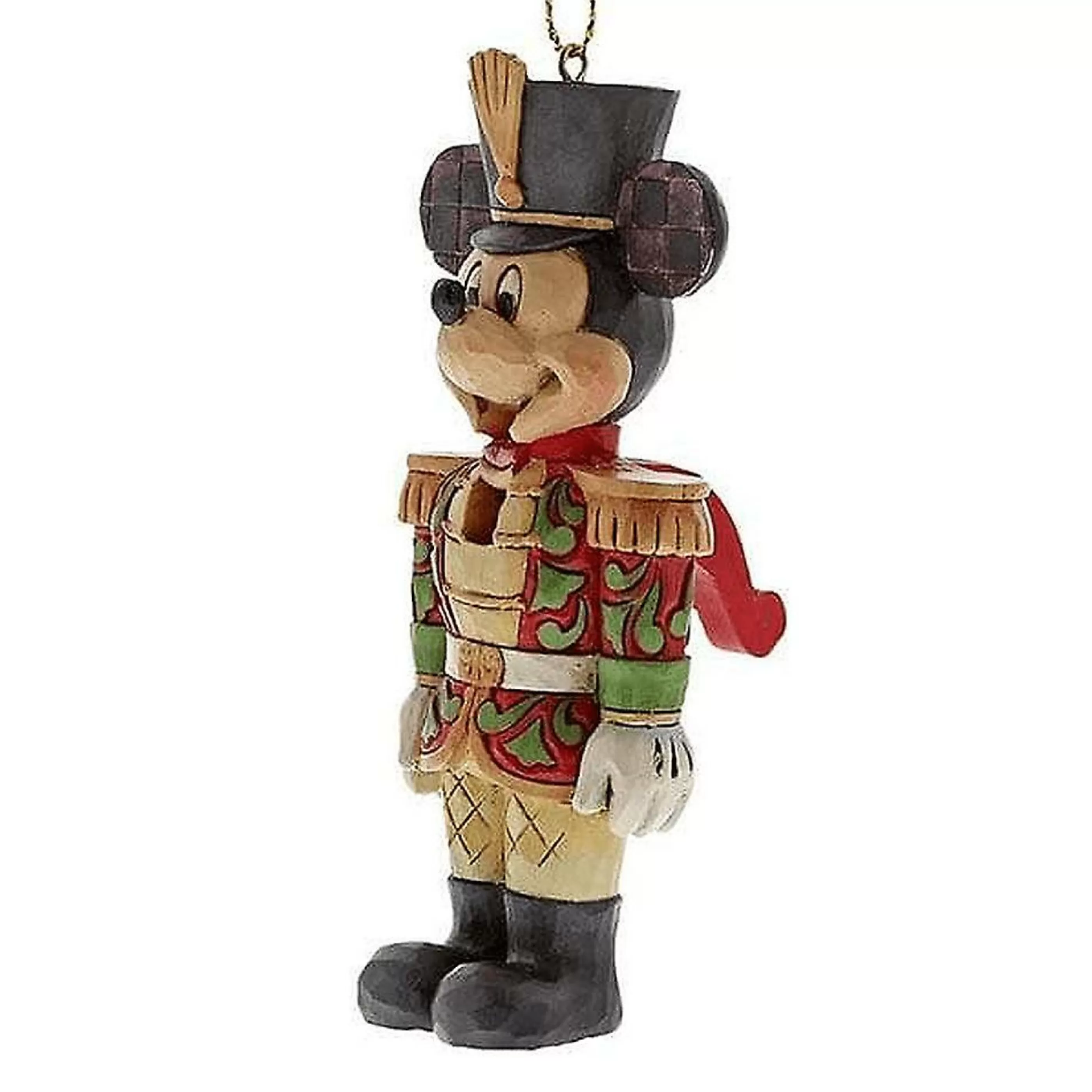 Disney Christmas Decorations Hanging Christmas Ornaments | Disney Traditions Mickey Mouse Nutcracker Hanging Ornament - 9Cm