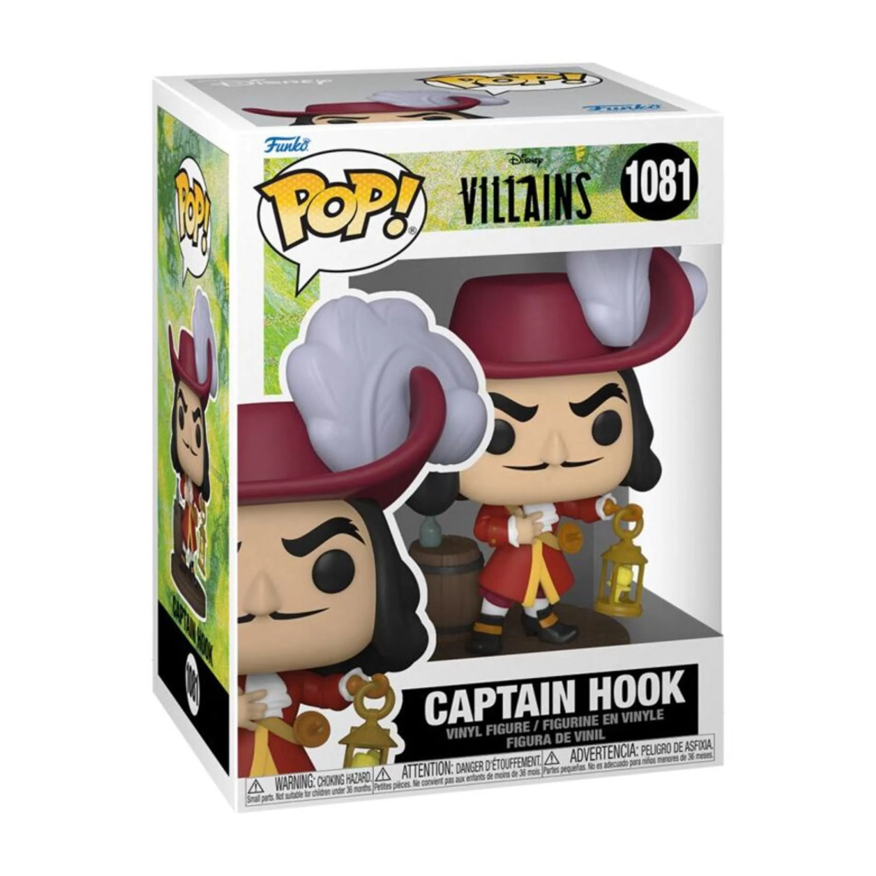 Funko Pop! (Holiday) Table Top Decorations | Disney Villains Captain Hook Pop! - 15.2Cm