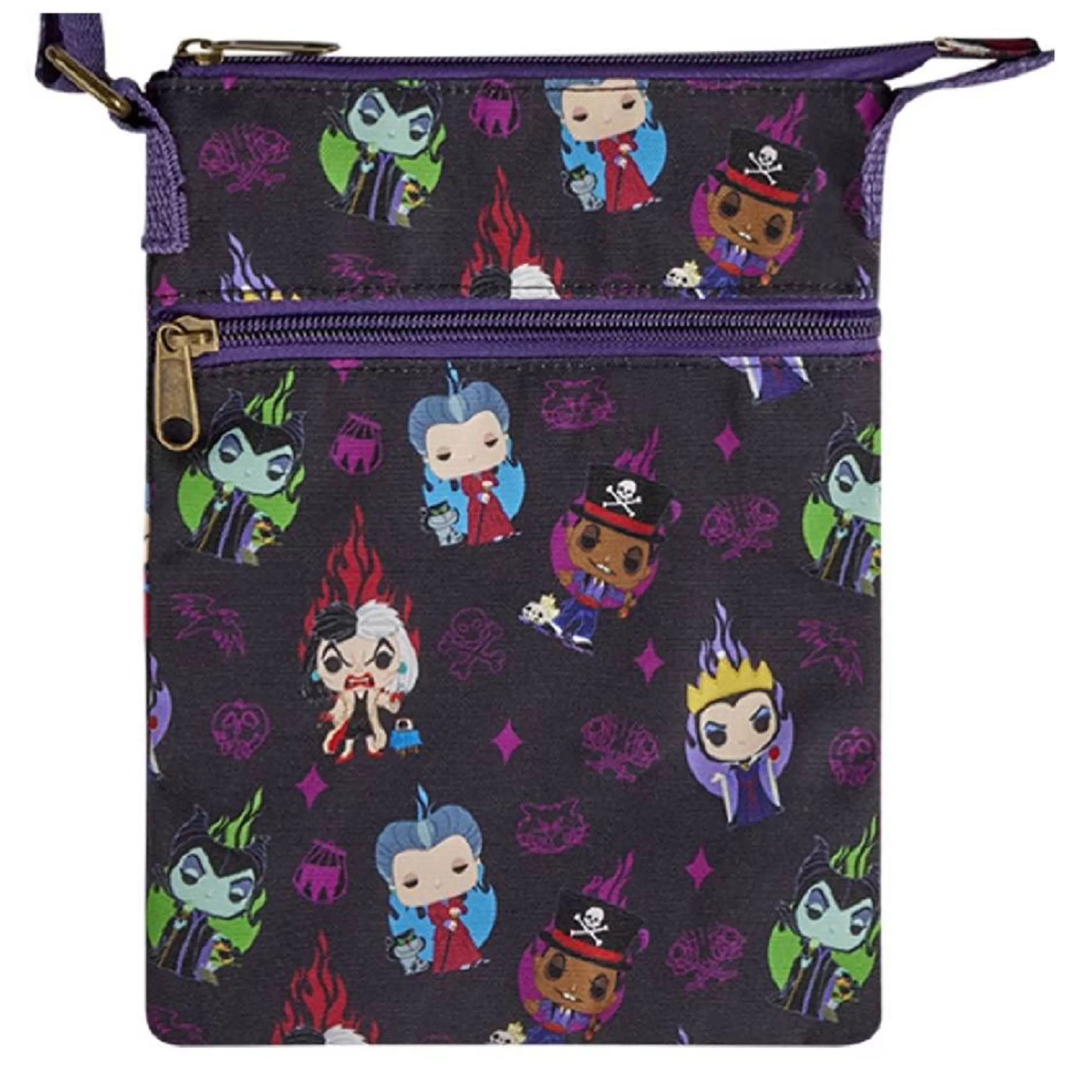 Fashion Disney Christmas Decorations Disney Villains Villains Passport Bag - 25Cm