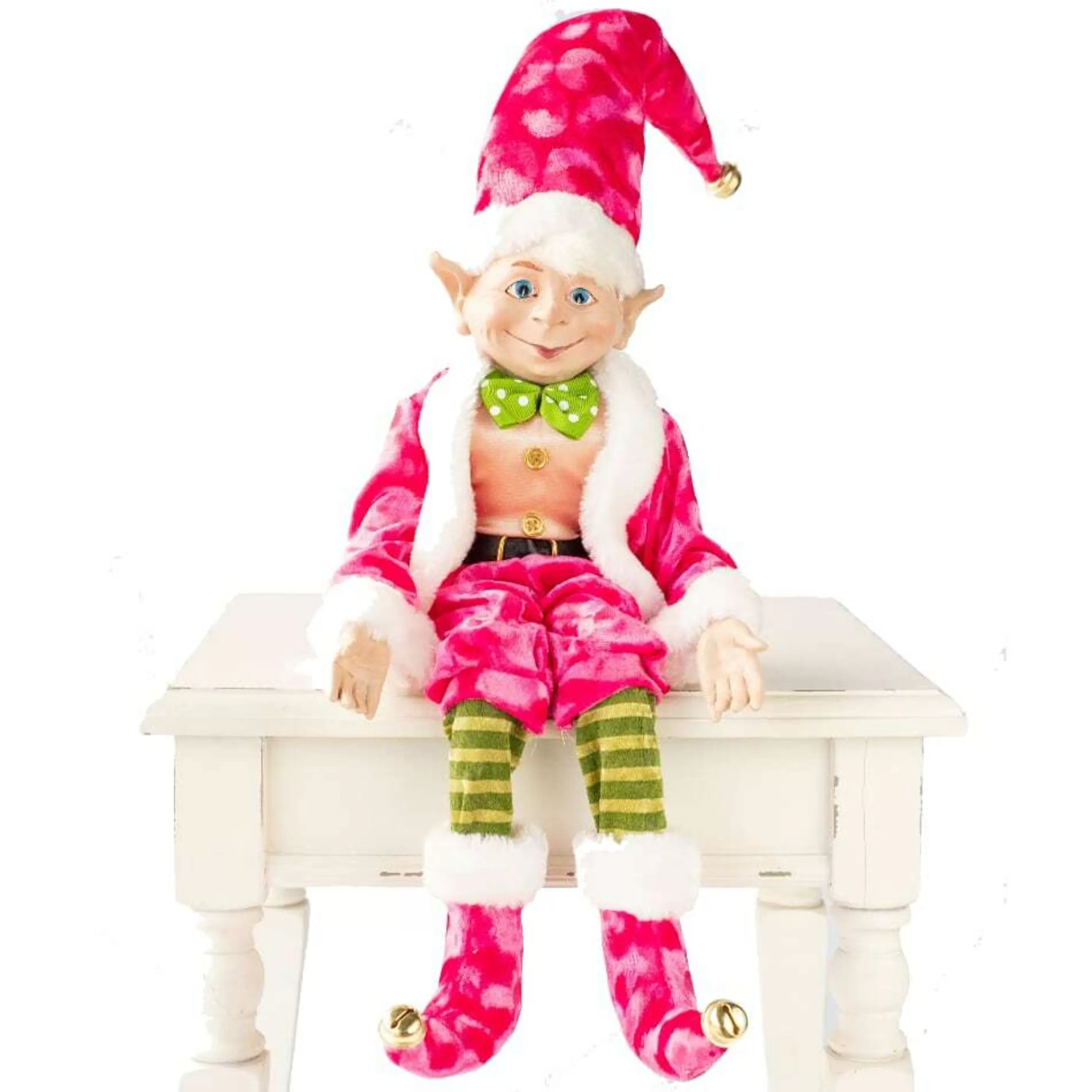 Outlet * Dots Pink Green Elf - 50Cm