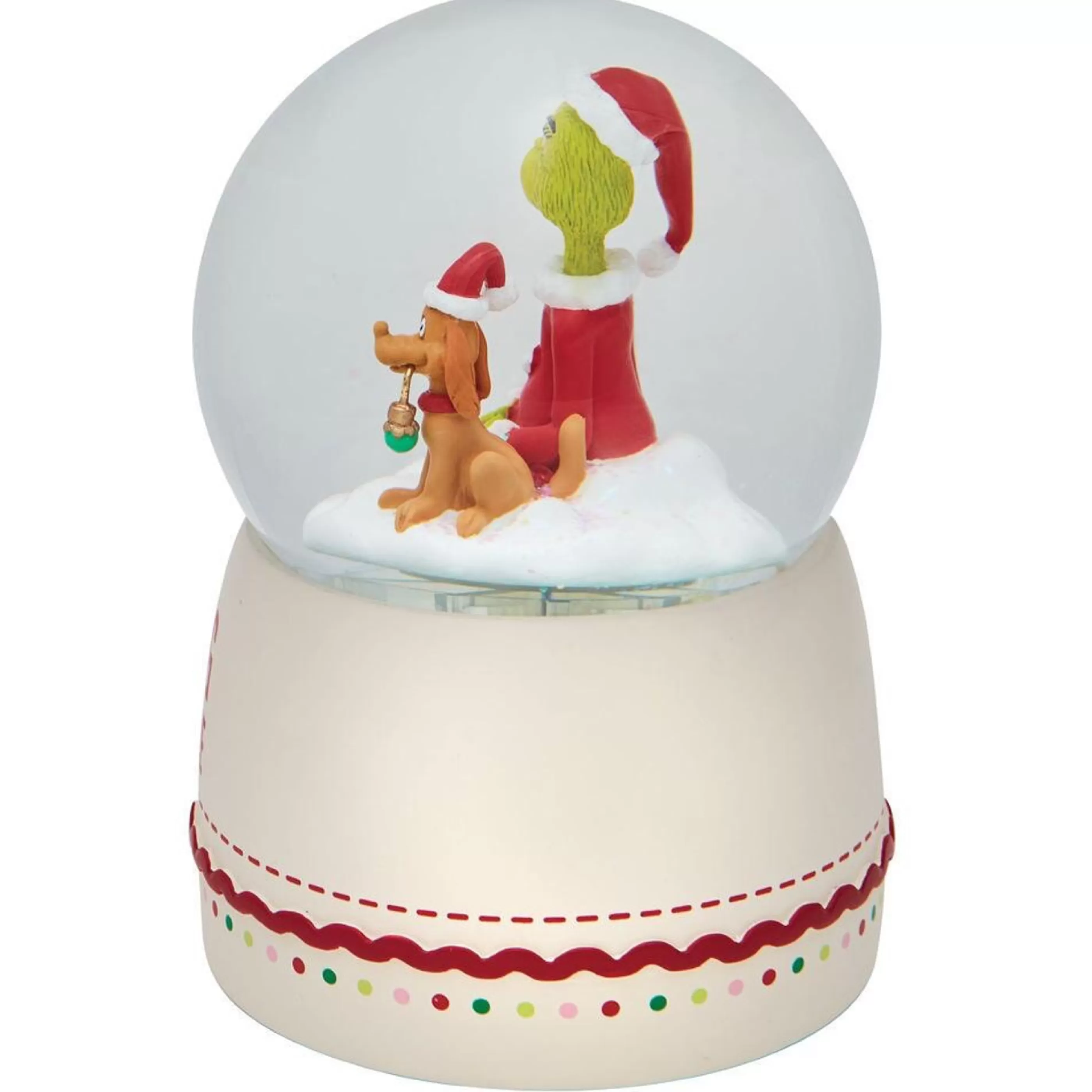 Fashion Department 56 Dr Seuss Grinch 100Mm Musical Waterball - 15.5Cm