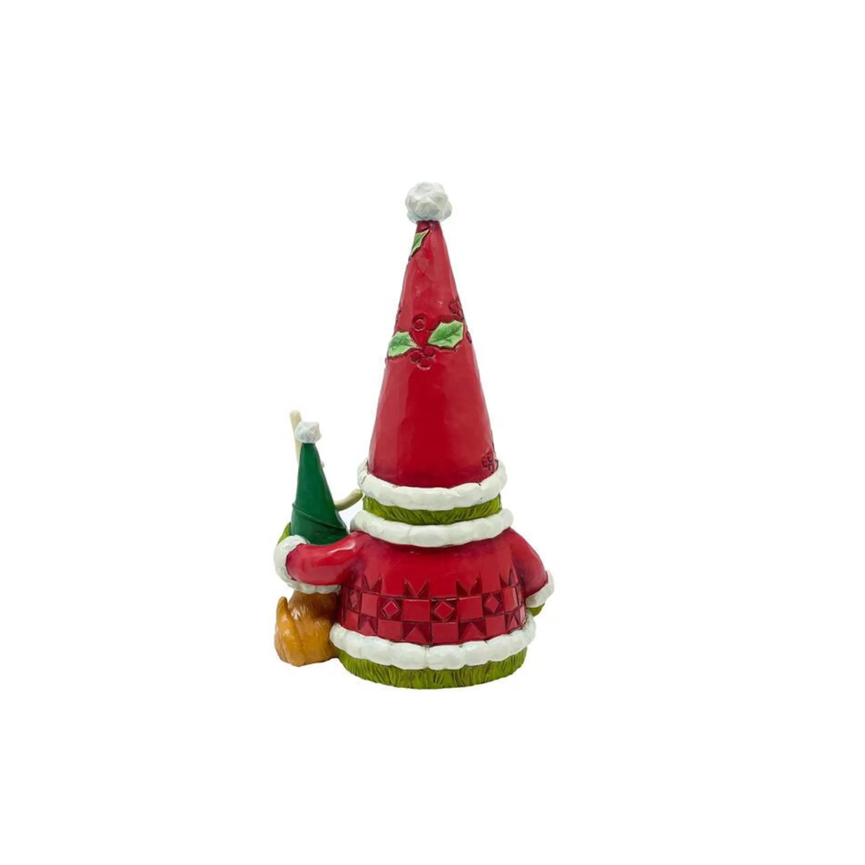 Grinch by Dr Seuss Table Top Decorations | Dr Seuss Grinch Gnome With Max Figurine - 16Cm