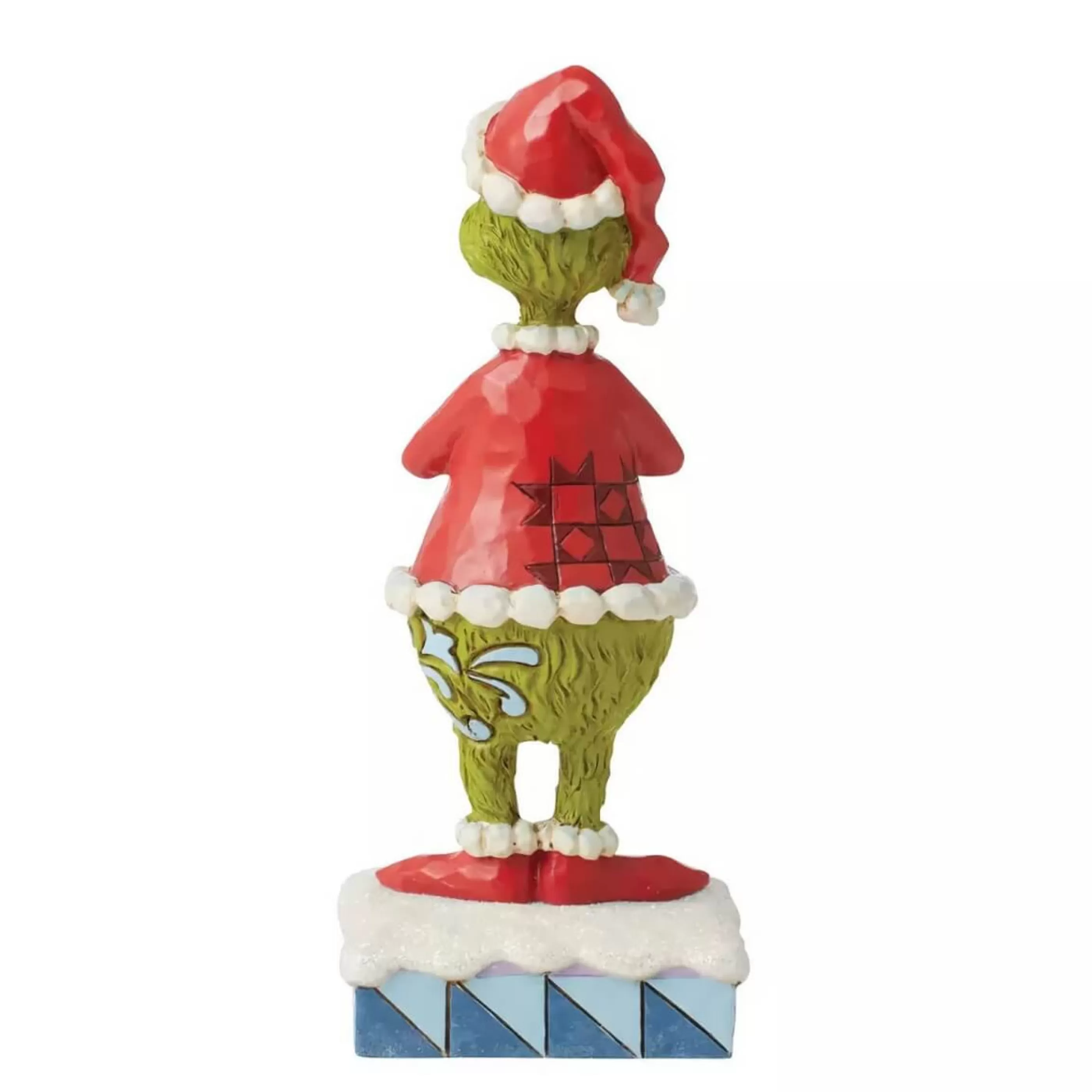 Jim Shore Table Top Decorations | Dr Seuss Mean Grinch Personality Pose - 16Cm