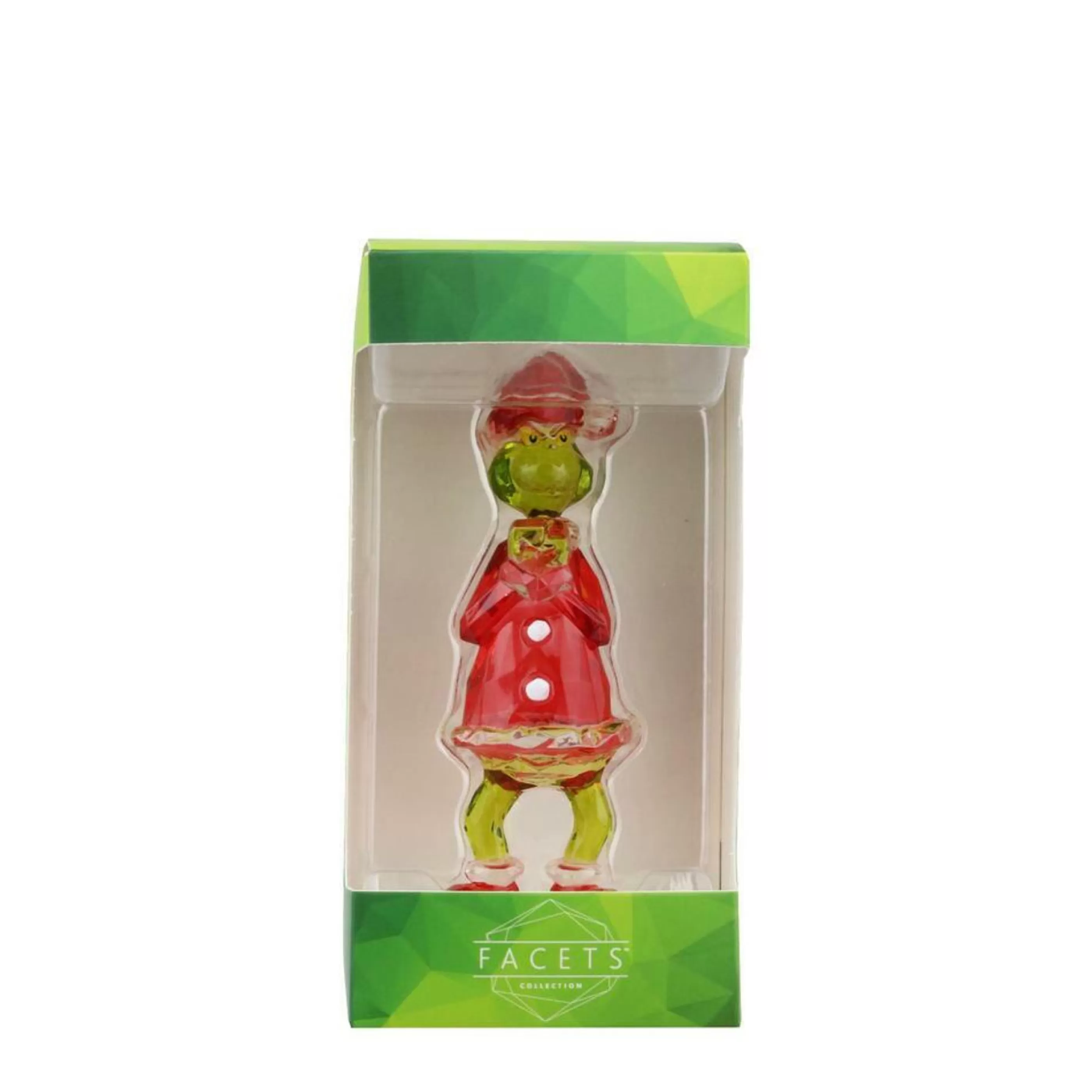 Grinch by Dr Seuss Table Top Decorations | Dr Seuss The Grinch Acrylic Crystal Figurine - 10Cm