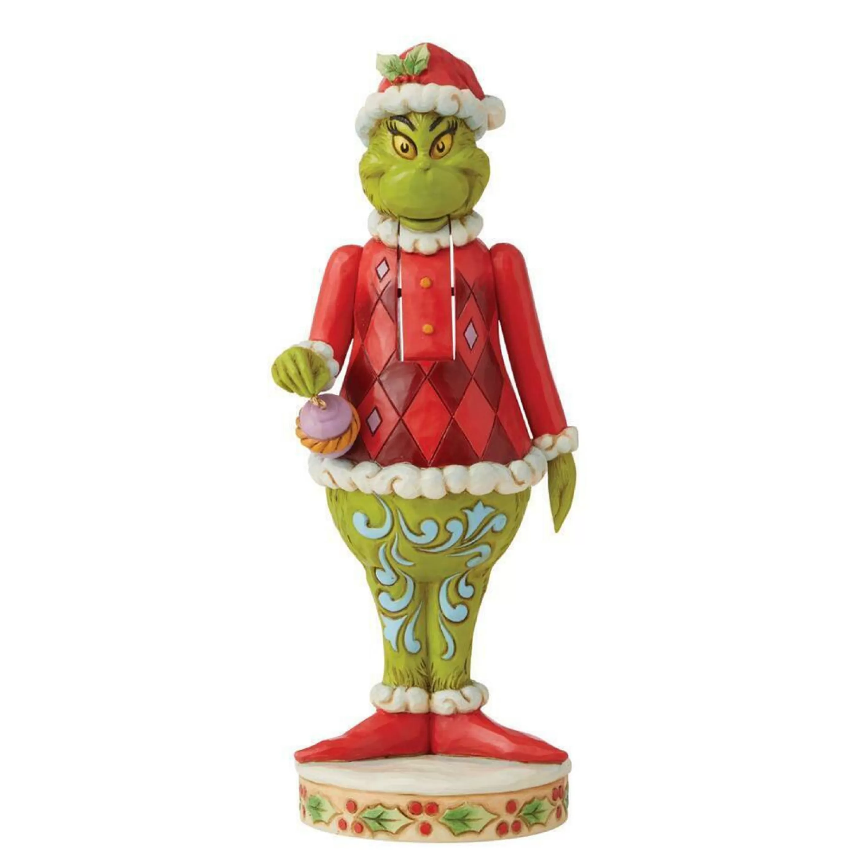 Grinch by Dr Seuss Table Top Decorations | Dr Seuss The Grinch Nutcracker Figurine - 23.5Cm