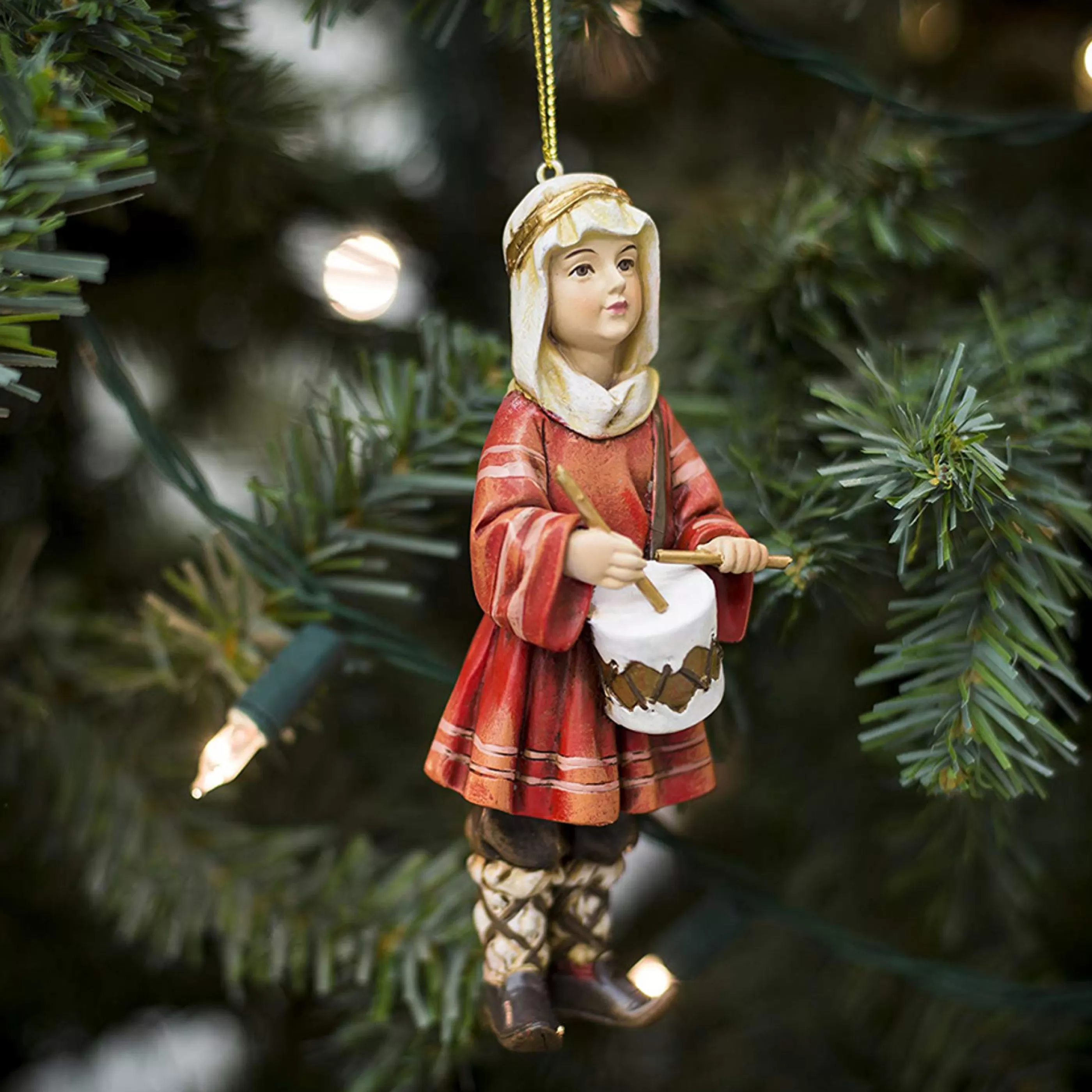 * Hanging Christmas Ornaments | Drummer Boy Resin Ornament - 13Cm