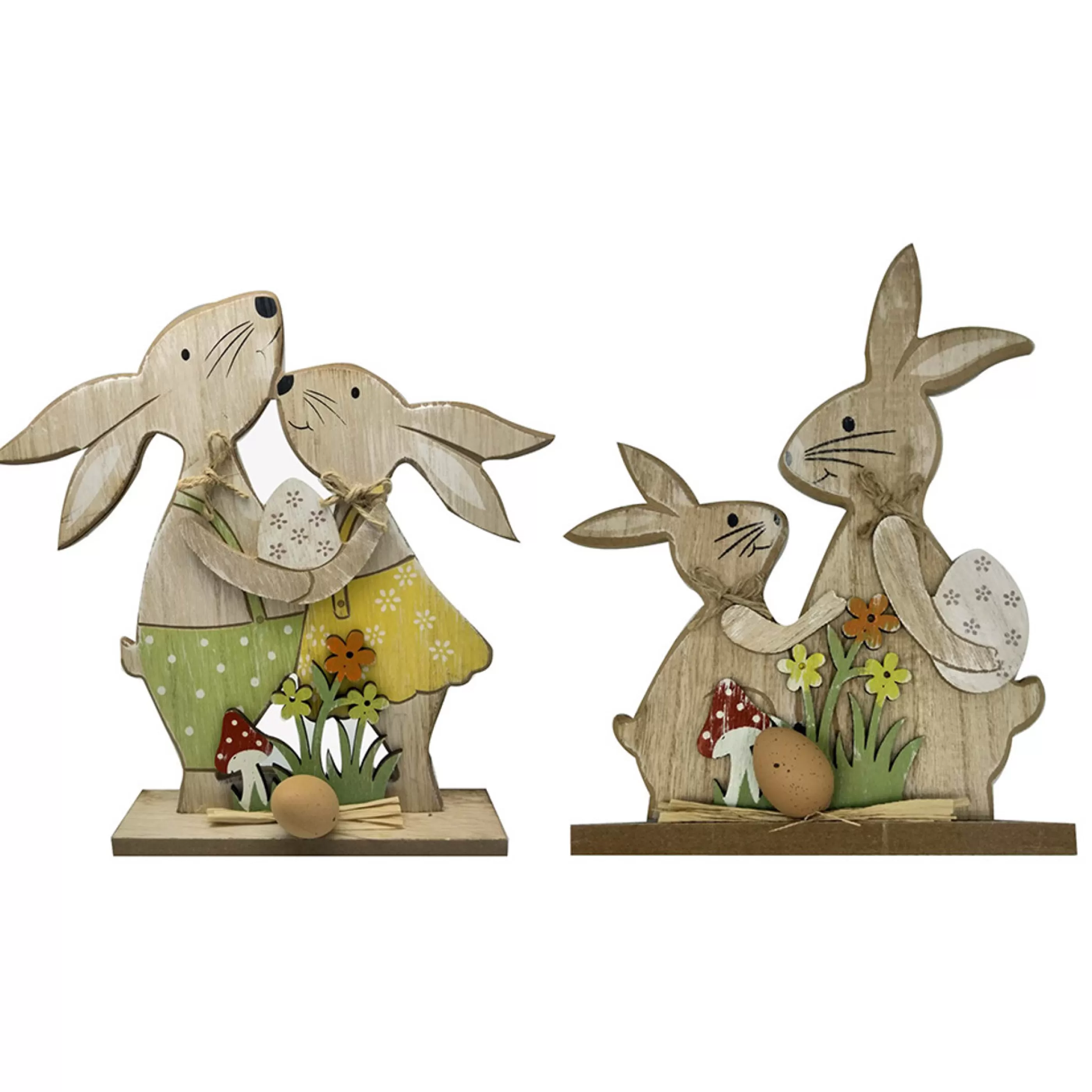 Fashion Easter Town Easter Bunny Wooden Sign (2 Styles)